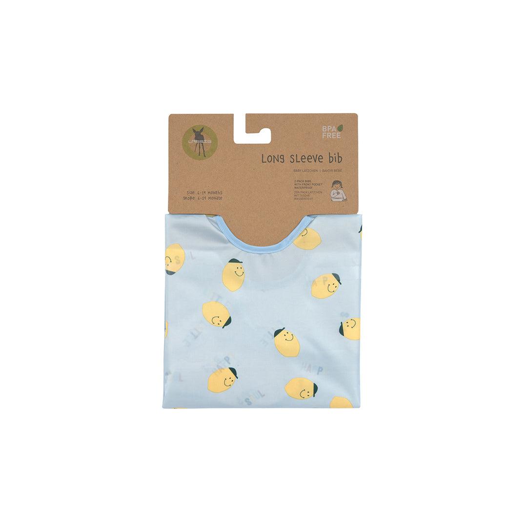  Lassig Long Sleeve Bibs 2pcs - Happy Fruits - Lemon、mySite、merchandisen