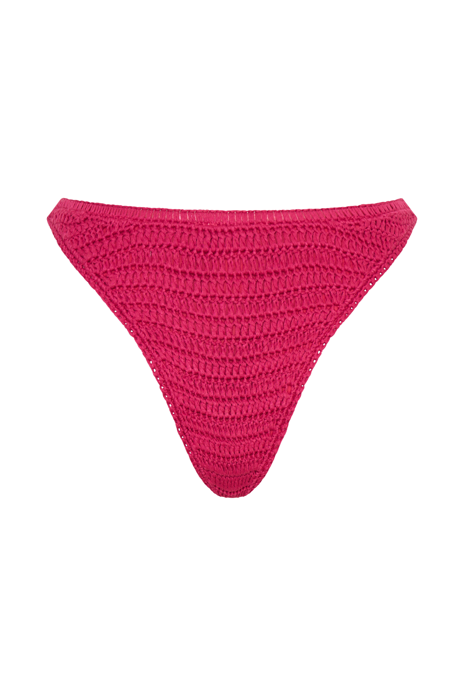 Skye Floral Crochet Tie Up Bikini Bottom - Pink Cherry、mySite、solidvoid