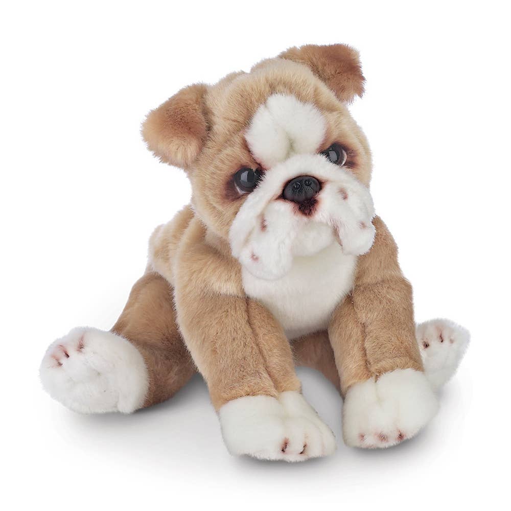 Plush Realistic Bulldog Puppy-Bearington Collection、mySite、g9winljtr