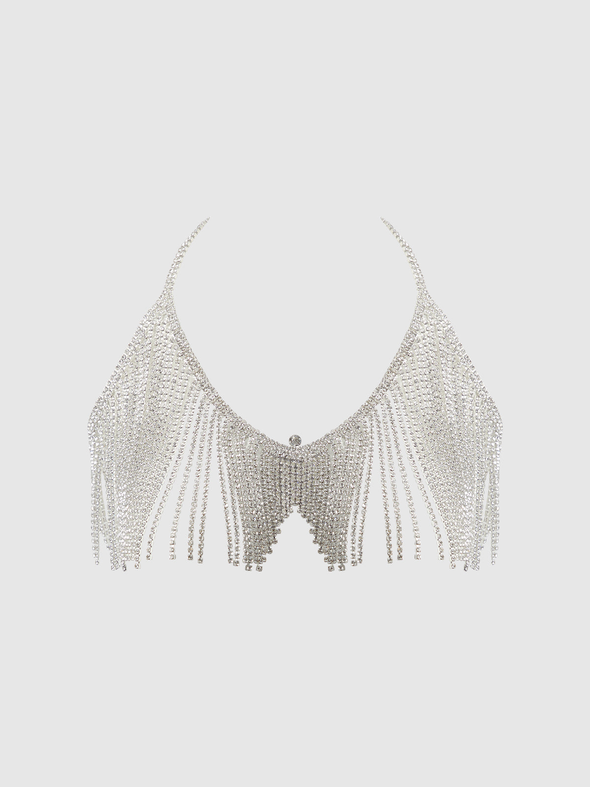 Ziggy Rhinestone Dangle V-Neck Bra、mySite、bengalsvssteelers