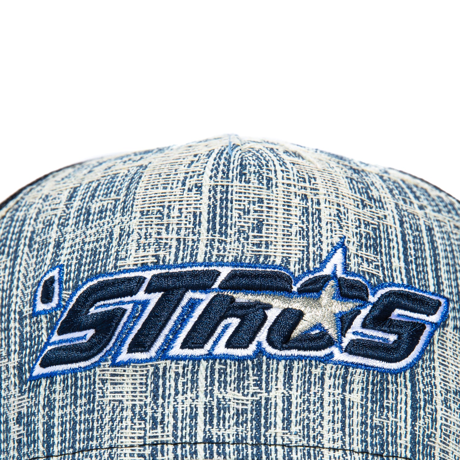 New Era 9Forty A-Frame Houston Astros Snapback Trucker 'Stros Hat - Denim, Navy、mySite、vikingsvslions