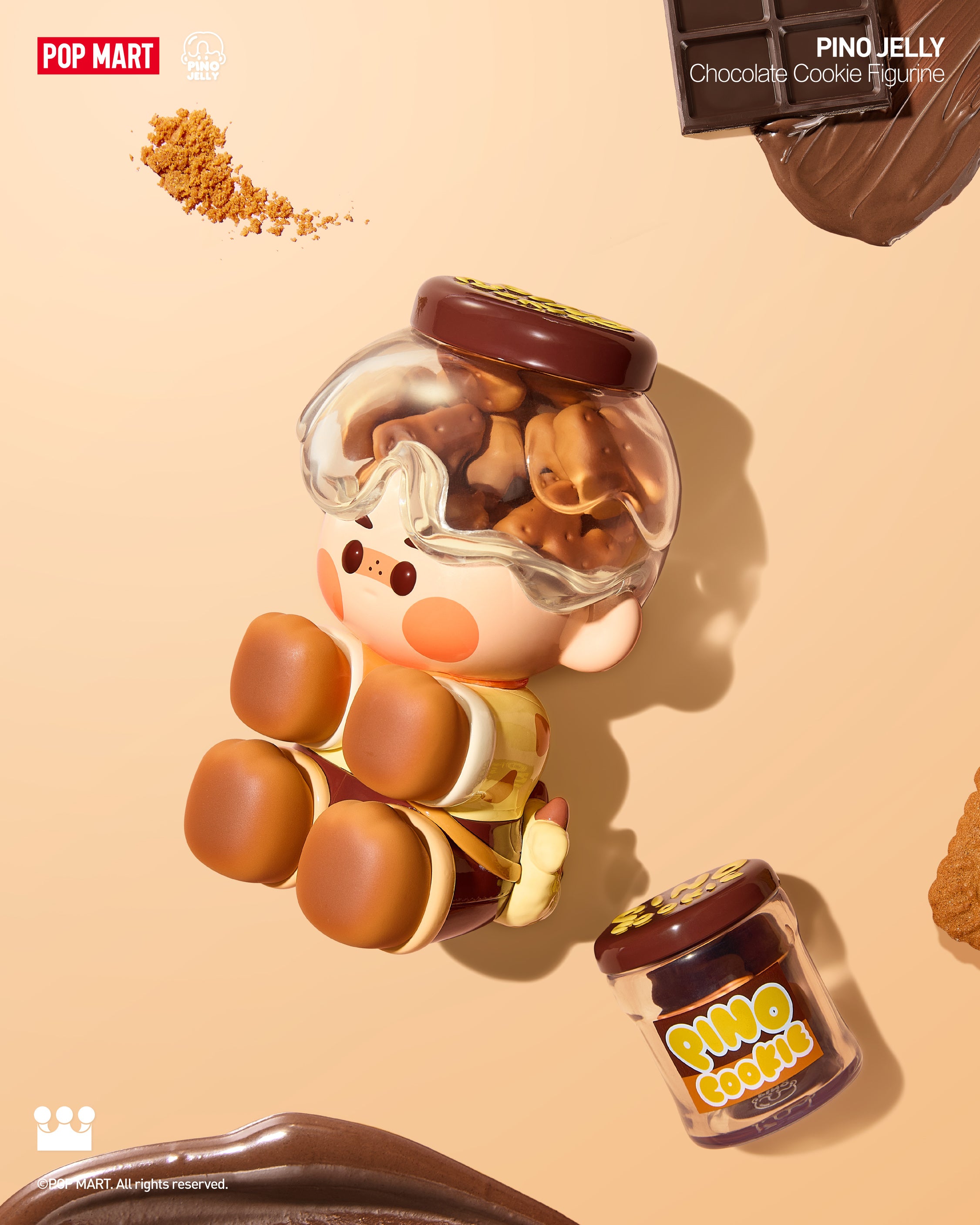  POP MART PINO JELLY Chocolate Cookie Figurine、mySite、greenlandpopulation