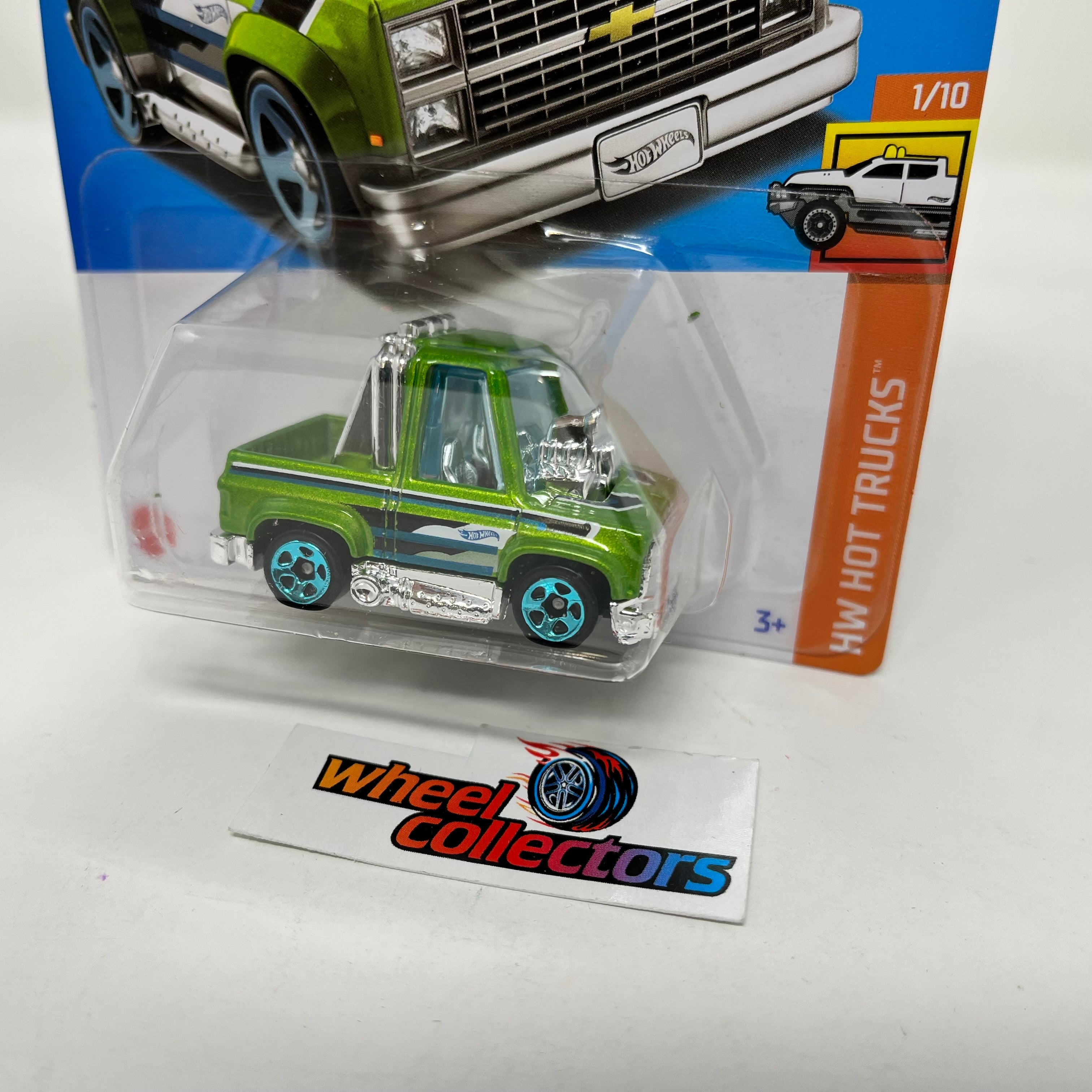 Toon'D '83 Chevy Silverado #93 * Green * 2023 Hot Wheels Case E、mySite、hgirdovlk