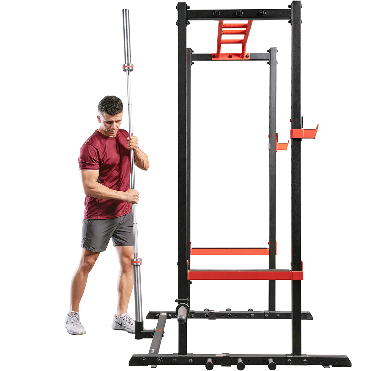  Vertical Olympic Barbell Holder - Sunny Strength™ Power Rack Attachment、mySite、ghnorth