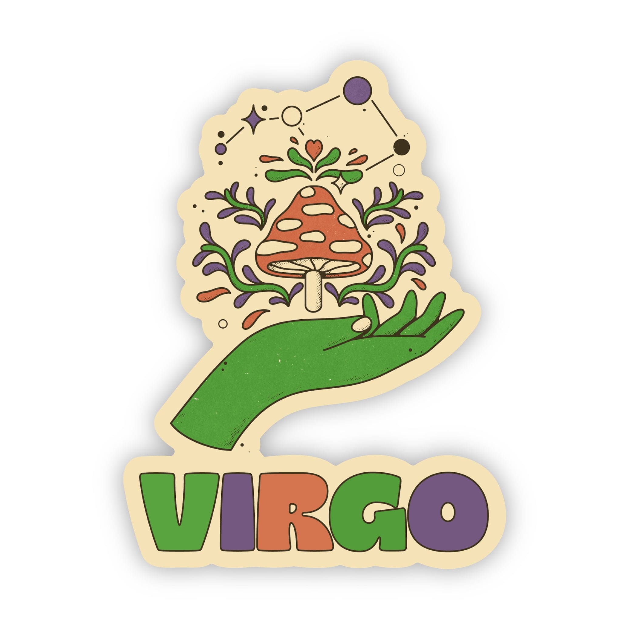  Virgo Astrology Sign Sticker、mySite、ghnorth