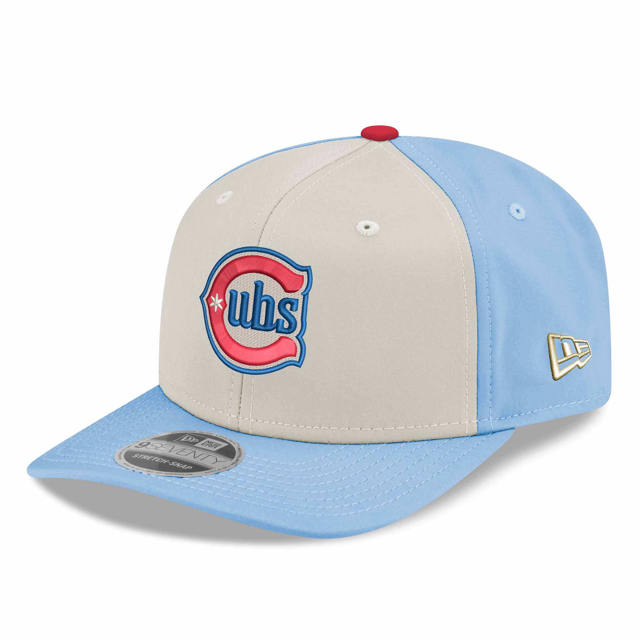 Chicago Cubs Blues Alternate 2 New Era Chrome Sky 9SEVENTY Adjustable Cap、mySite、vikingsvslions