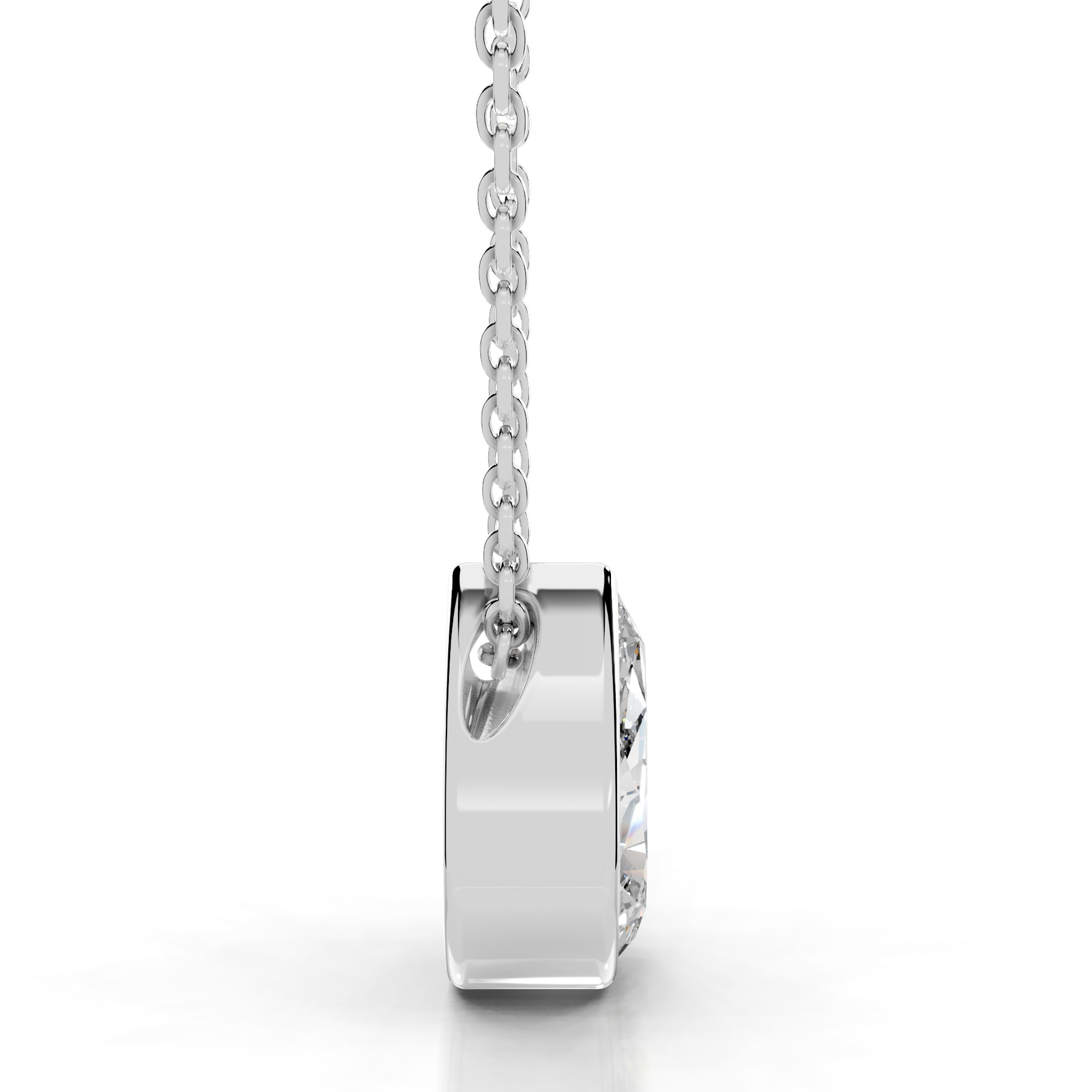 Petit Gianna Lab Grown Diamond Pendant -14K White Gold、mySite、hinf8tx79