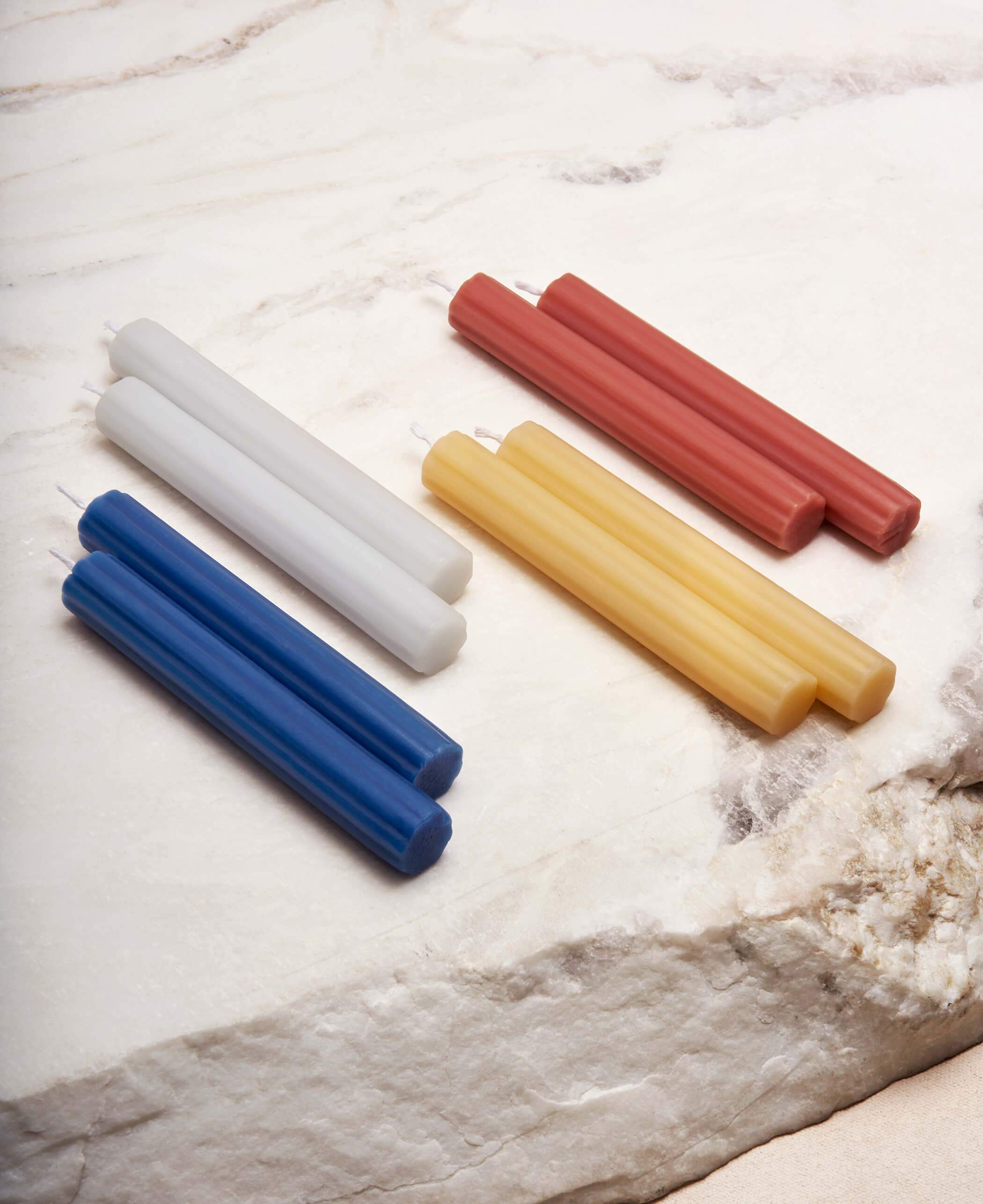 Shabbat Candles by Via Maris - Midnight (Set of Two)、mySite、topwebapps