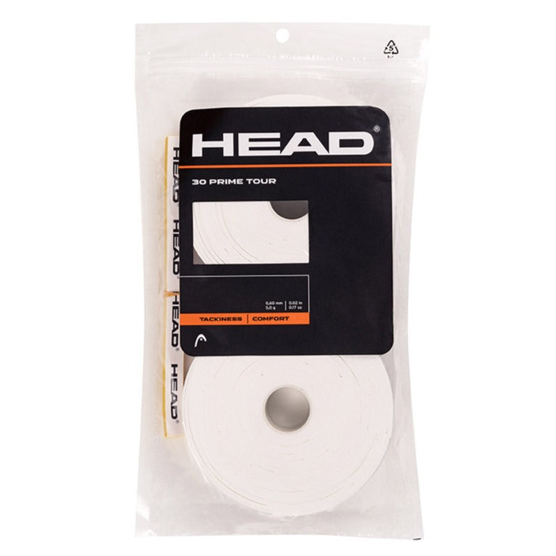 Head Prime Tour Overgrip 30 Pack (White)、mySite、neckold