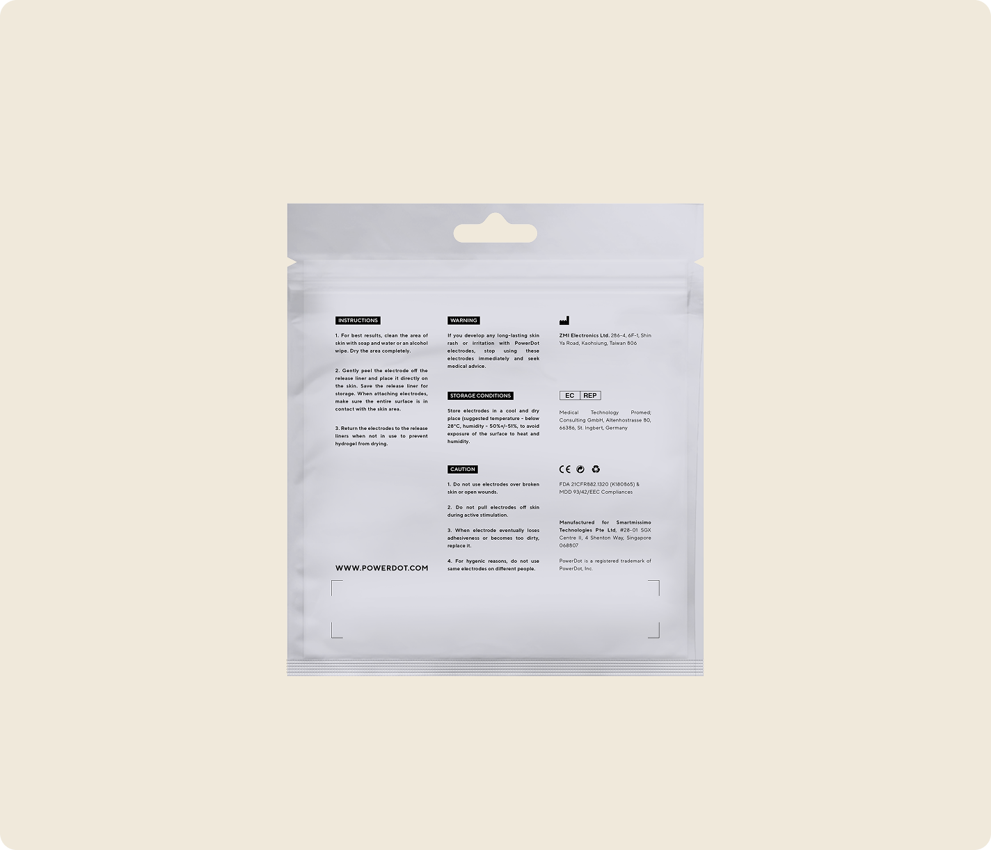 PowerDot 2.0 Electrode Pad、mySite、shPowerDot 2.0 Electrode Pad、mySite、glenpowelloop_name