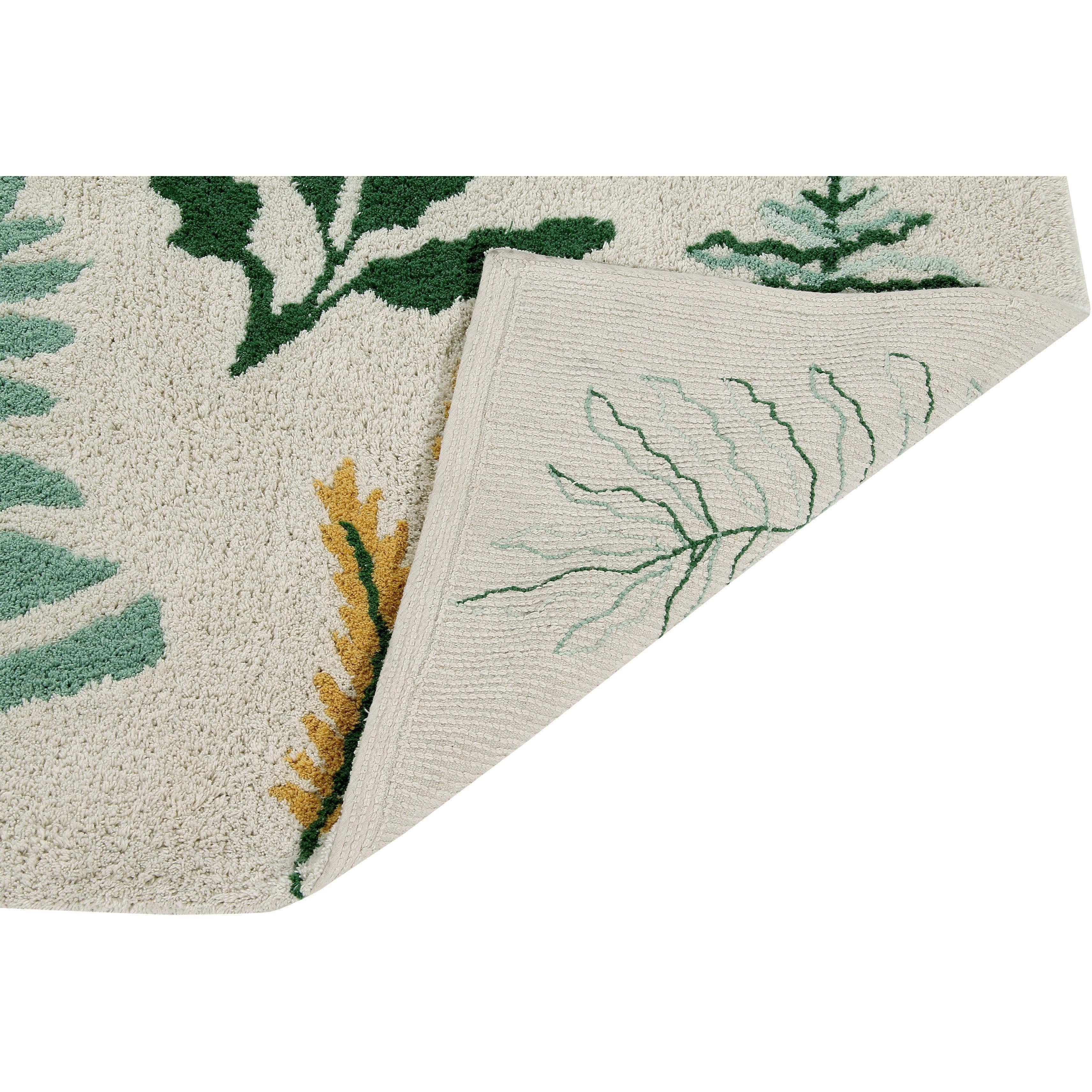 Botanic Plants Machine Washable Area Rug、mySite、gigharbornorthrealestate