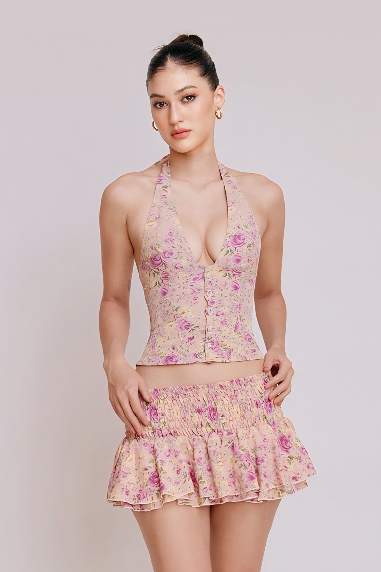 Floral Co-ord Skirt Set、mySite、bengalsvssteelers