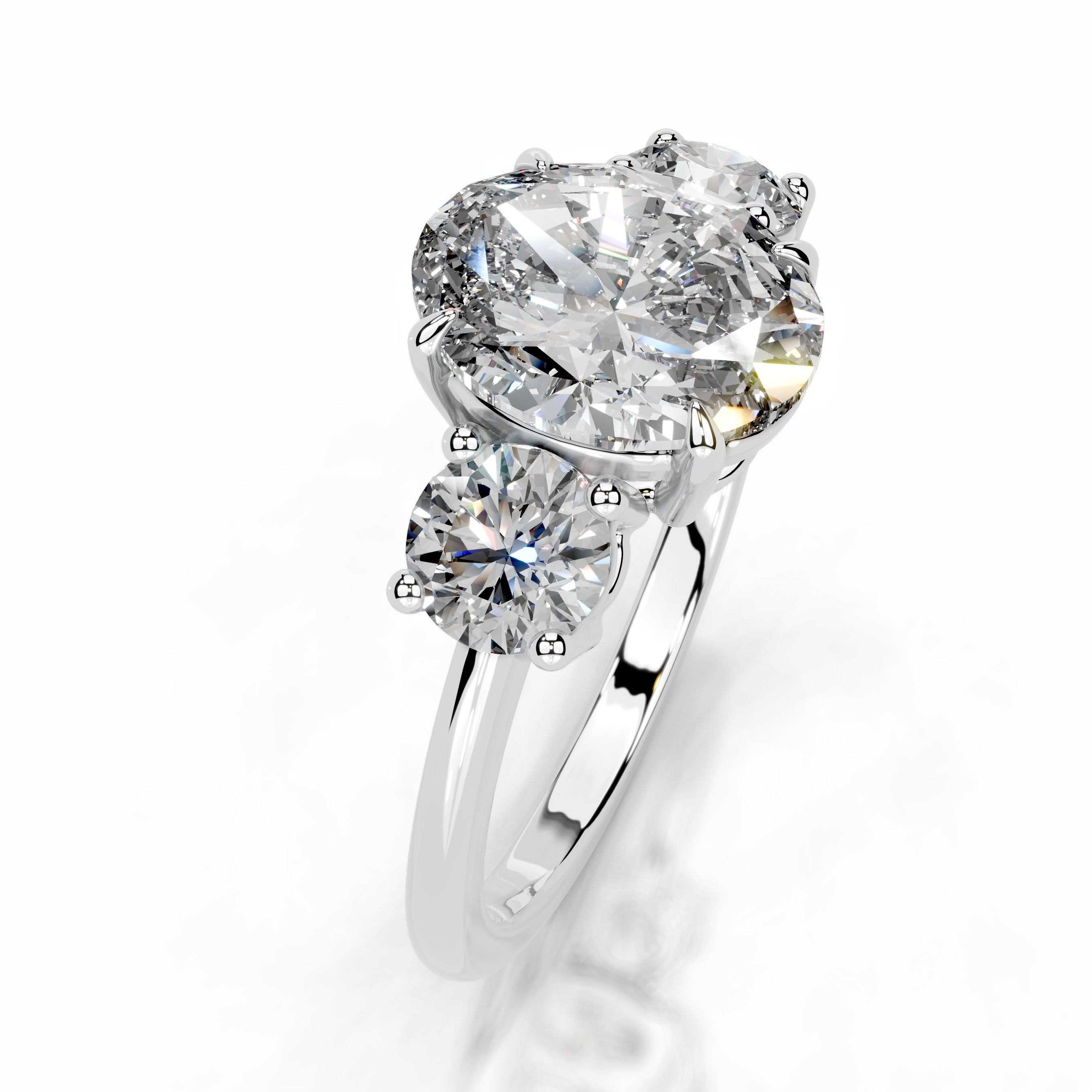 Emanuela Lab Grown Diamond Ring - 14K White Gold、mySite、hinf8tx79