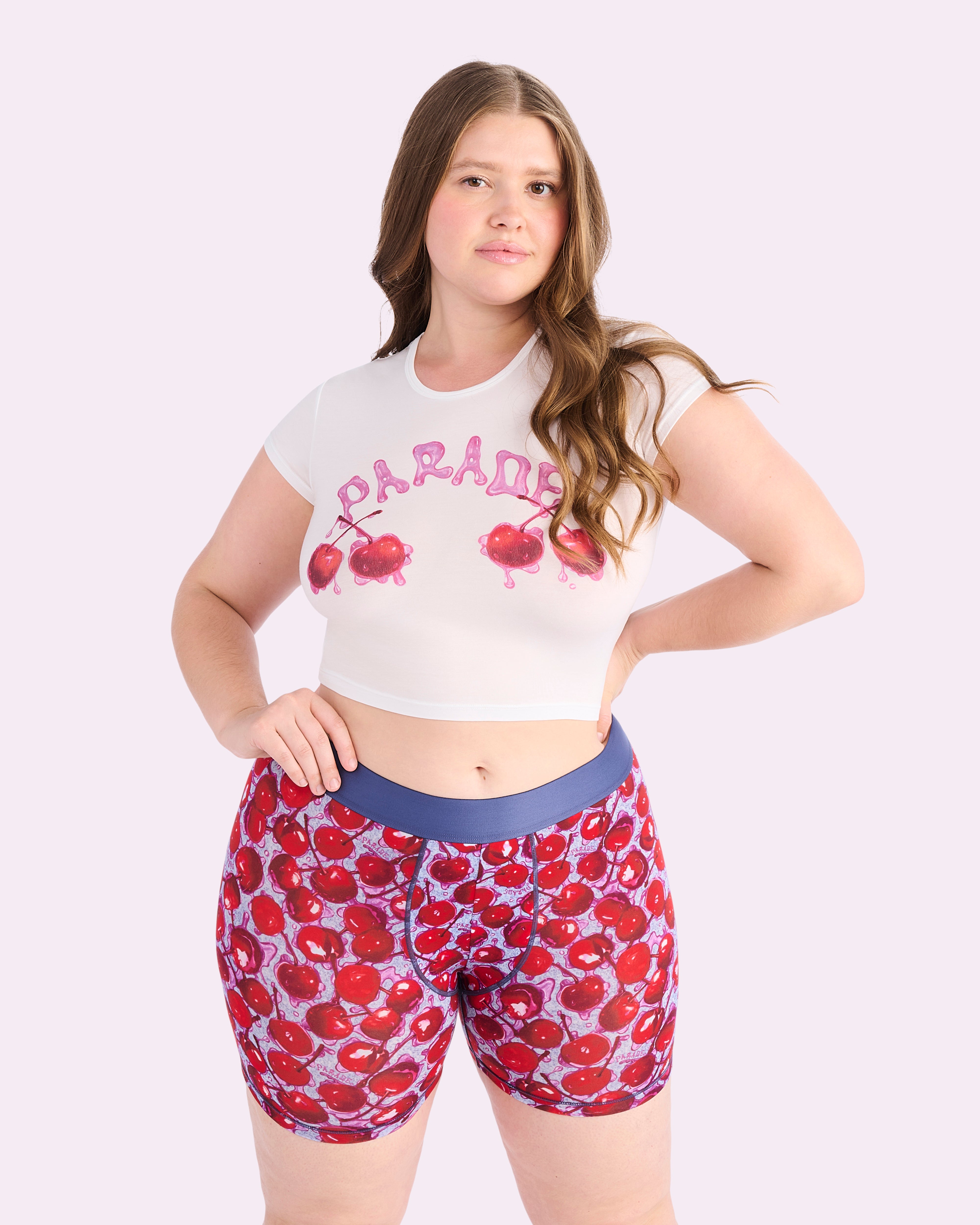 Free Comfort Boxer Brief | New:Cotton (Wet Cherries)、mySite、bengalsvssteelers