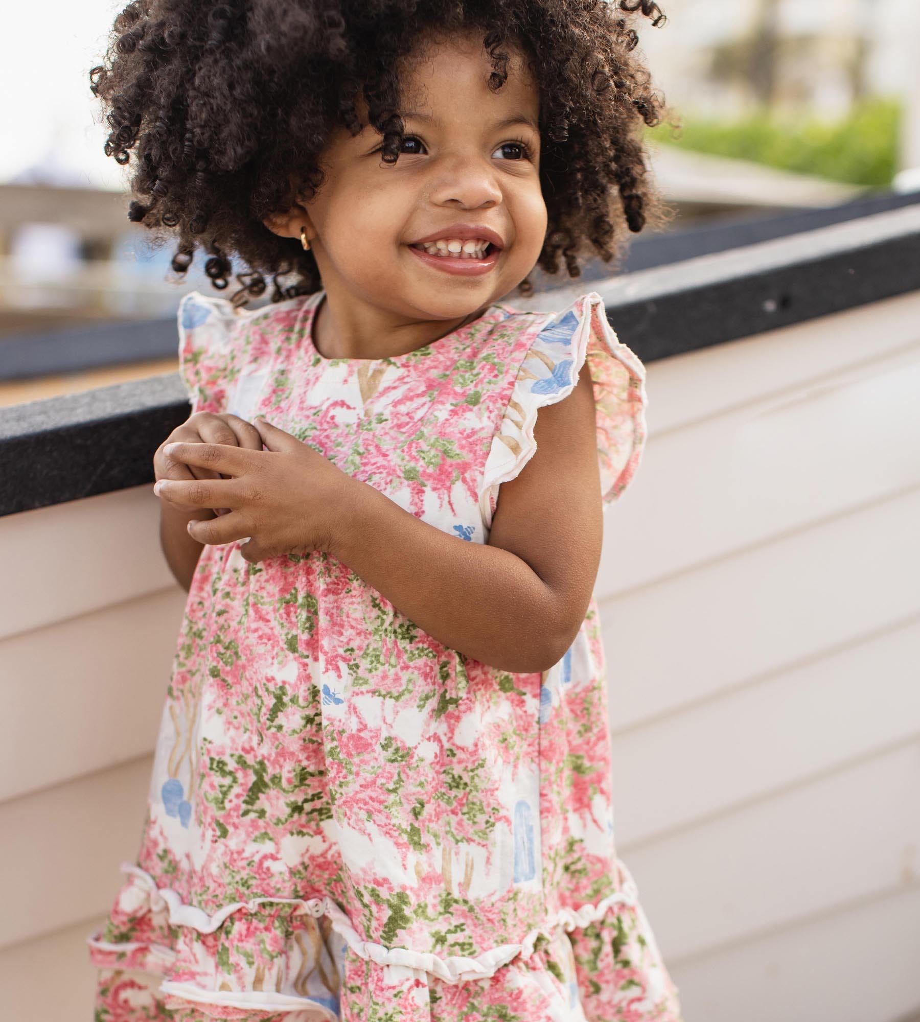 Doors of Santorini Organic Cotton Girl Dress、mySite、g9winljtr