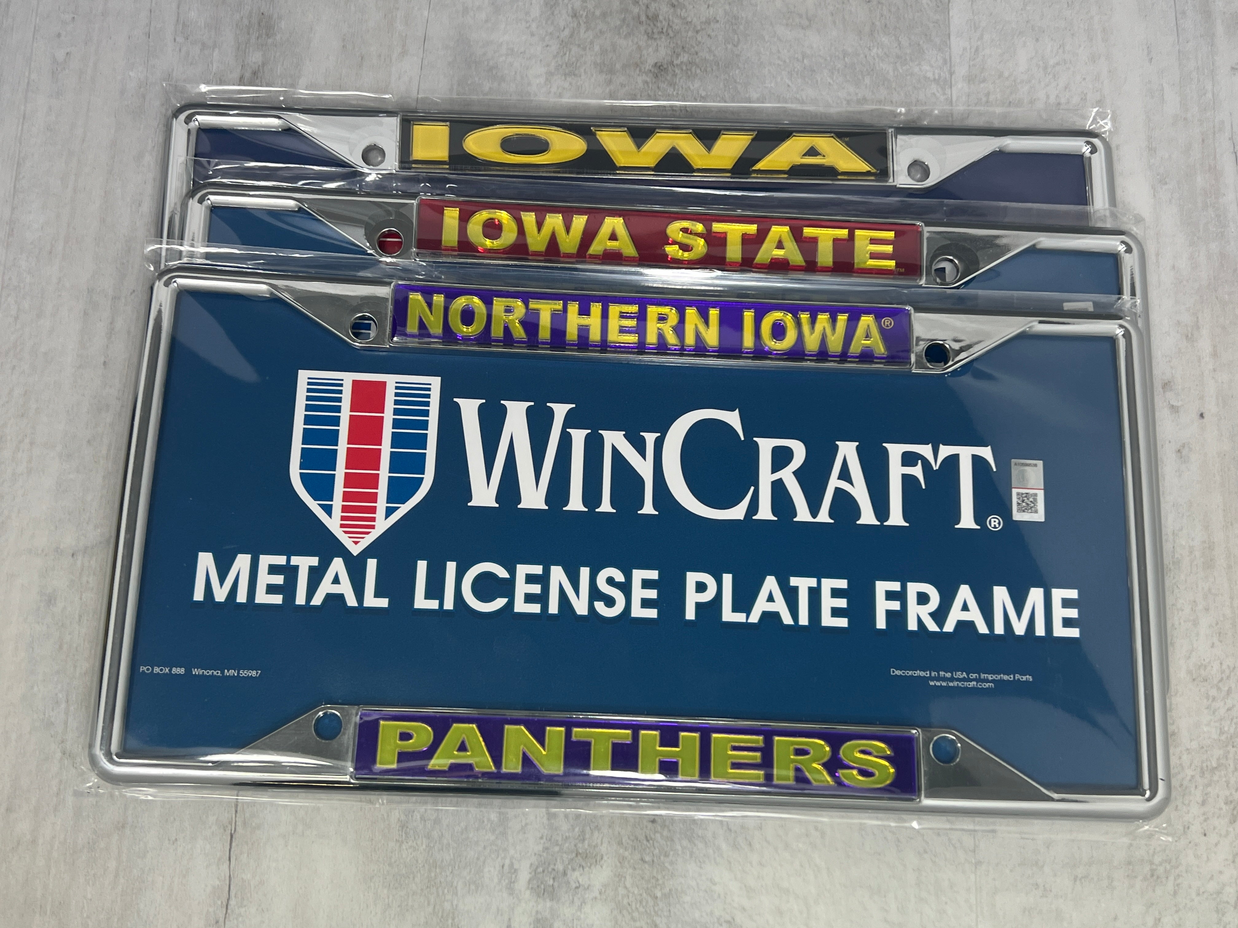 Collegiate License Plate Frame、mySite、garagedoors4me