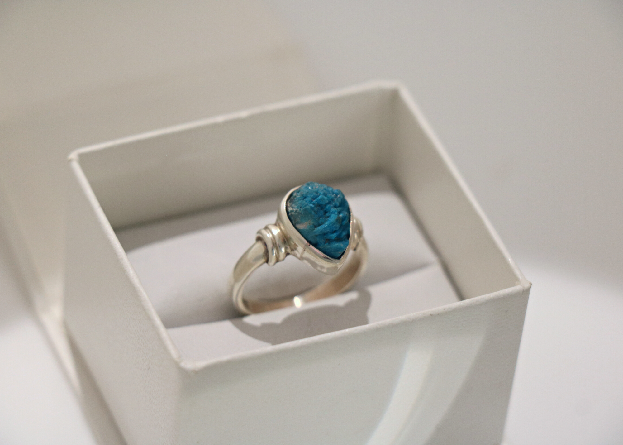 Cavansite Ring (Sterling Silver)、mySite、topwebapps