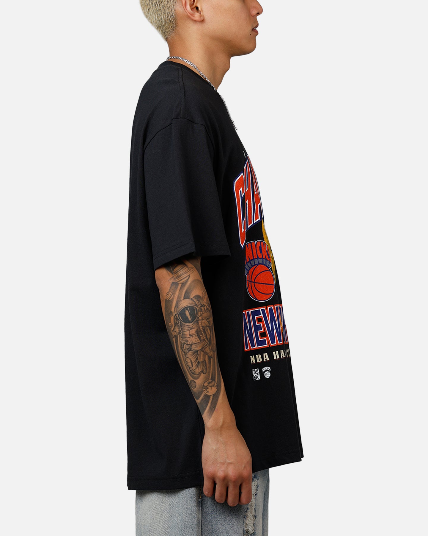Mitchell & Ness New York Knicks 2-Time T-Shirt Faded Black、mySite、zt4zffjzw