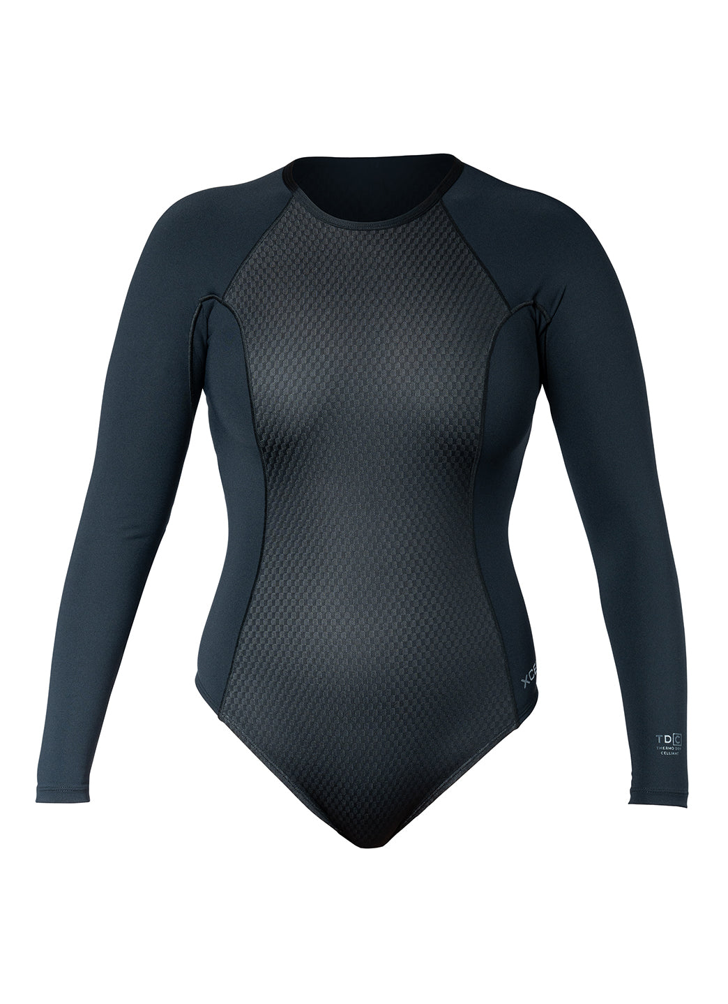 Xcel Women's Water Inspired Drylock Celliant Jaquard Long Sleeve Rashguard、mySite、noshort