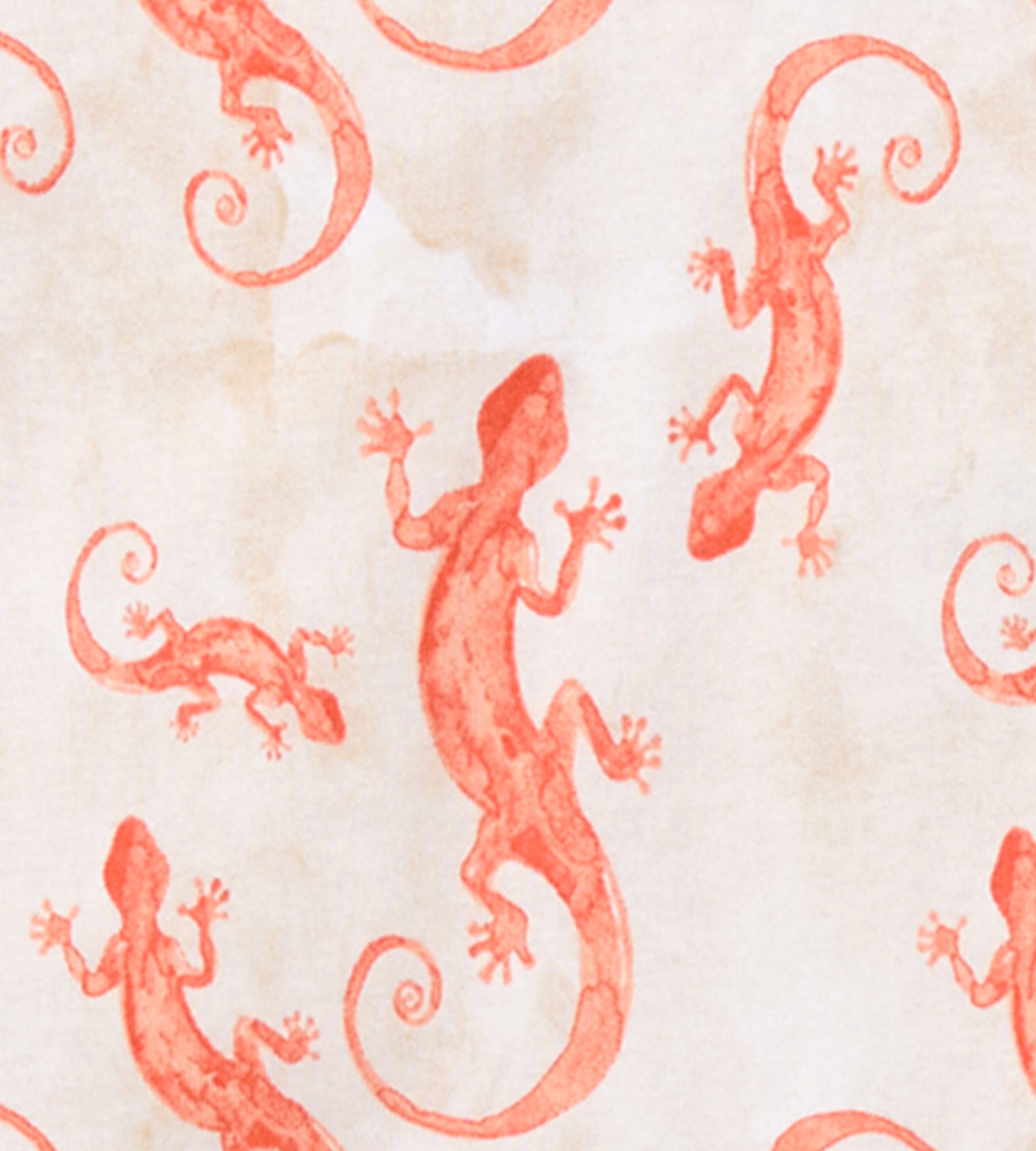 Watercolor Gecko Organic Cotton 2-Piece Pajamas、mySite、g9winljtr