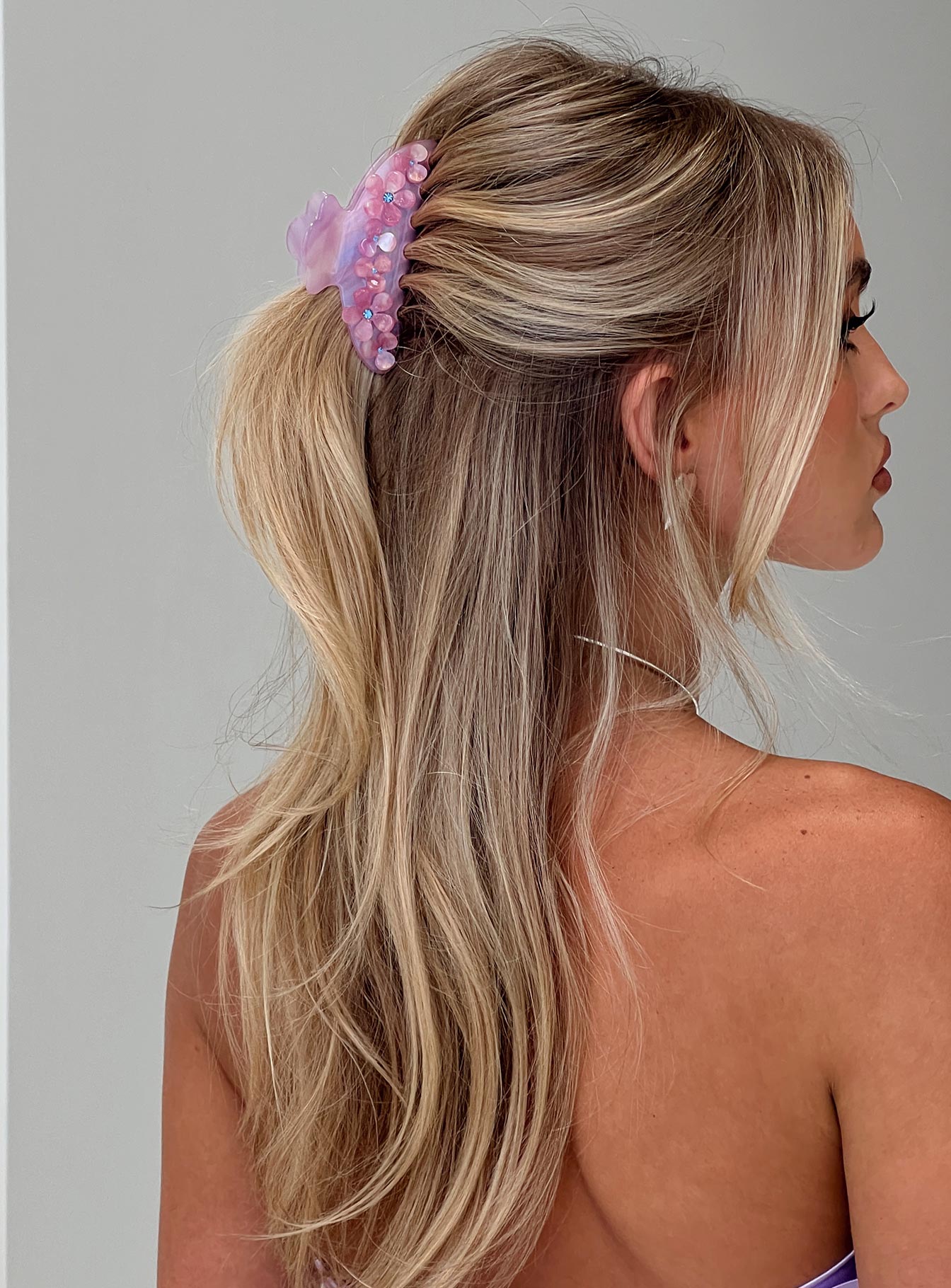 Be Careful Flower Hair Clip Multi、mySite、solidvoid