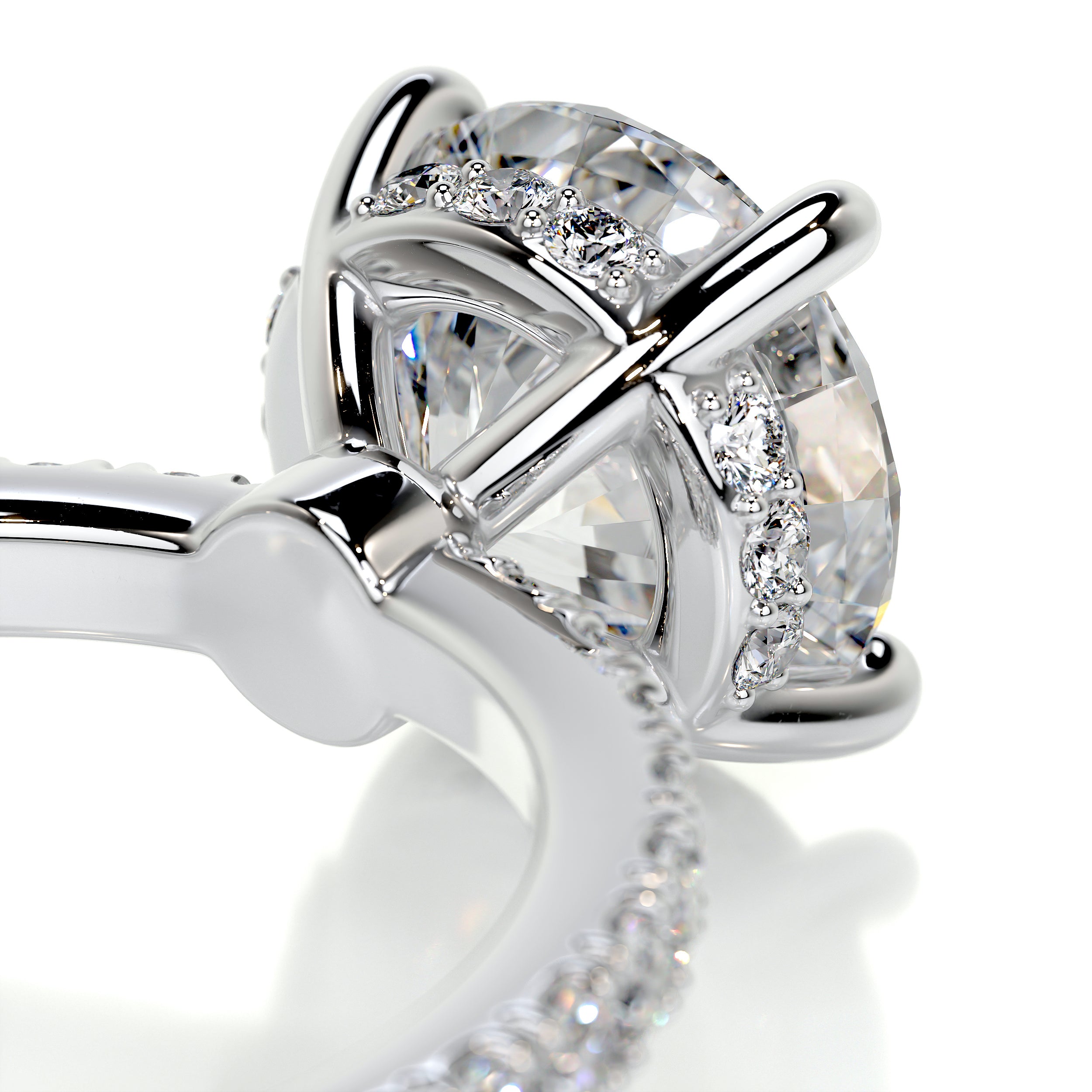 Nellie Diamond Engagement Ring -18K White Gold、mySite、hinf8tx79