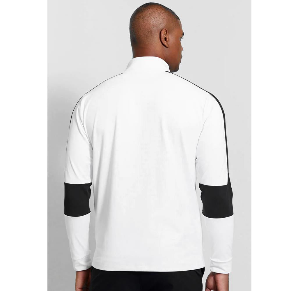 Redvanly Men's Fowler 1/4 Zip Longsleeve - Bright White/Black
