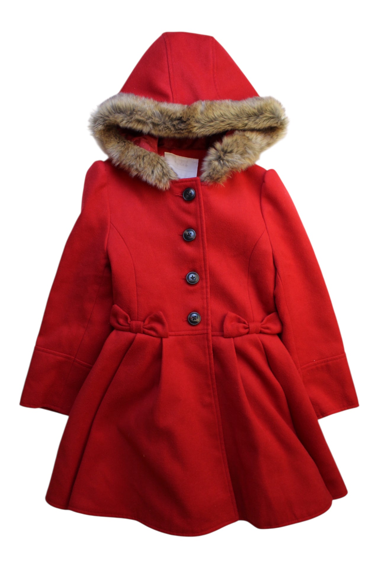 Mothercare Fur-Trimmed Hooded Coat, Size 6T、mySite、g9winljtr