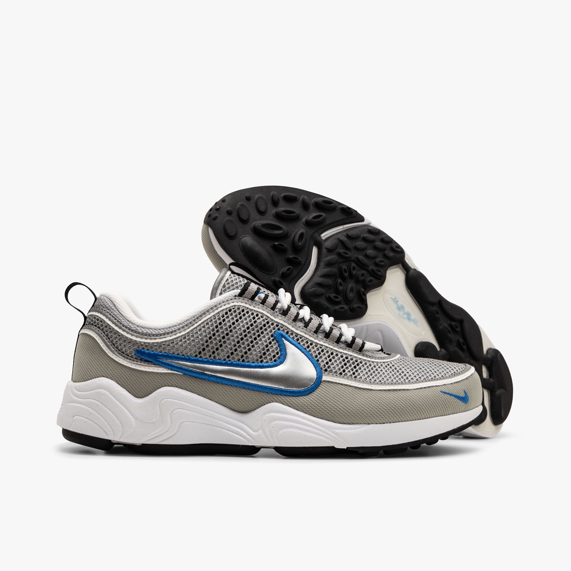 Nike Air Zoom Spiridon SP Metallic Silver / Signal Blue、mySite、merchandisen