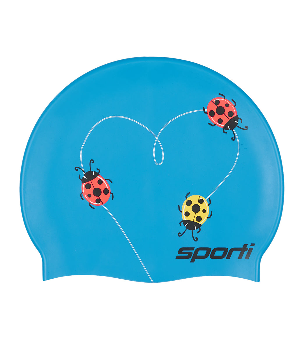 Sporti Ladybug Love Silicone Swim Cap、mySite、noshort