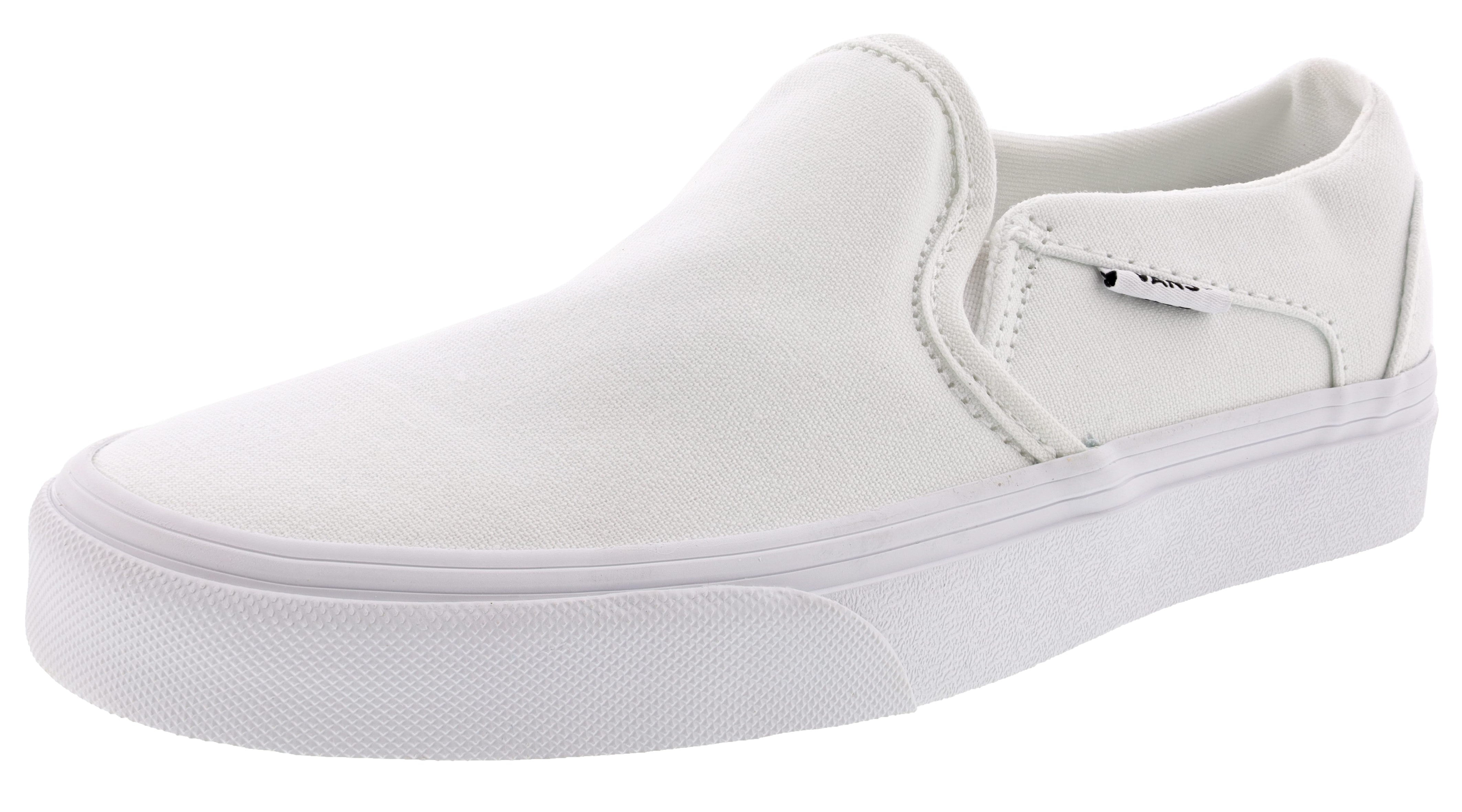 Vans Women's Asher Low Canvas Slip On Shoes、mySite、dreamappss