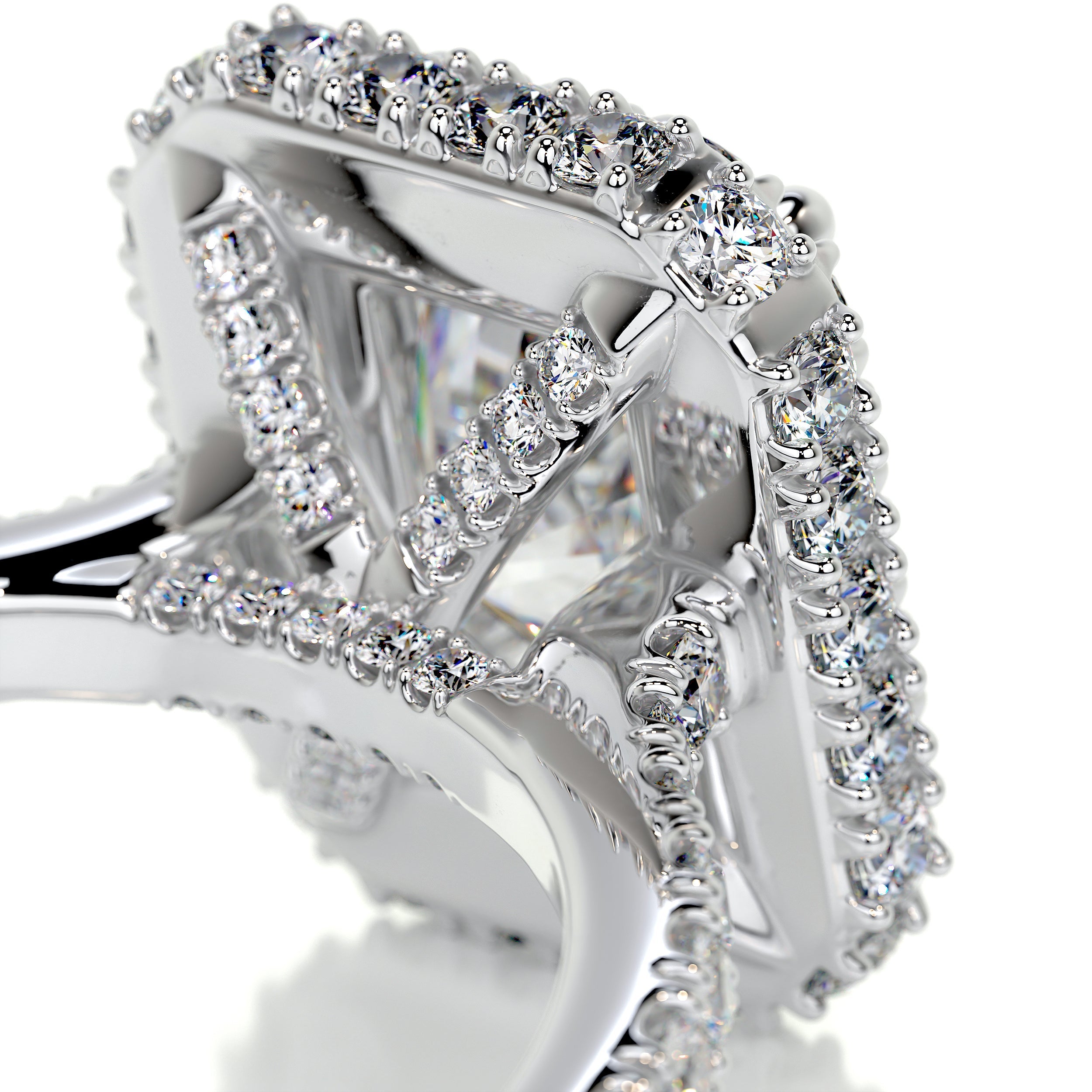 Lana Moissanite & Diamond Ring -18K White Gold、mySite、hinf8tx79