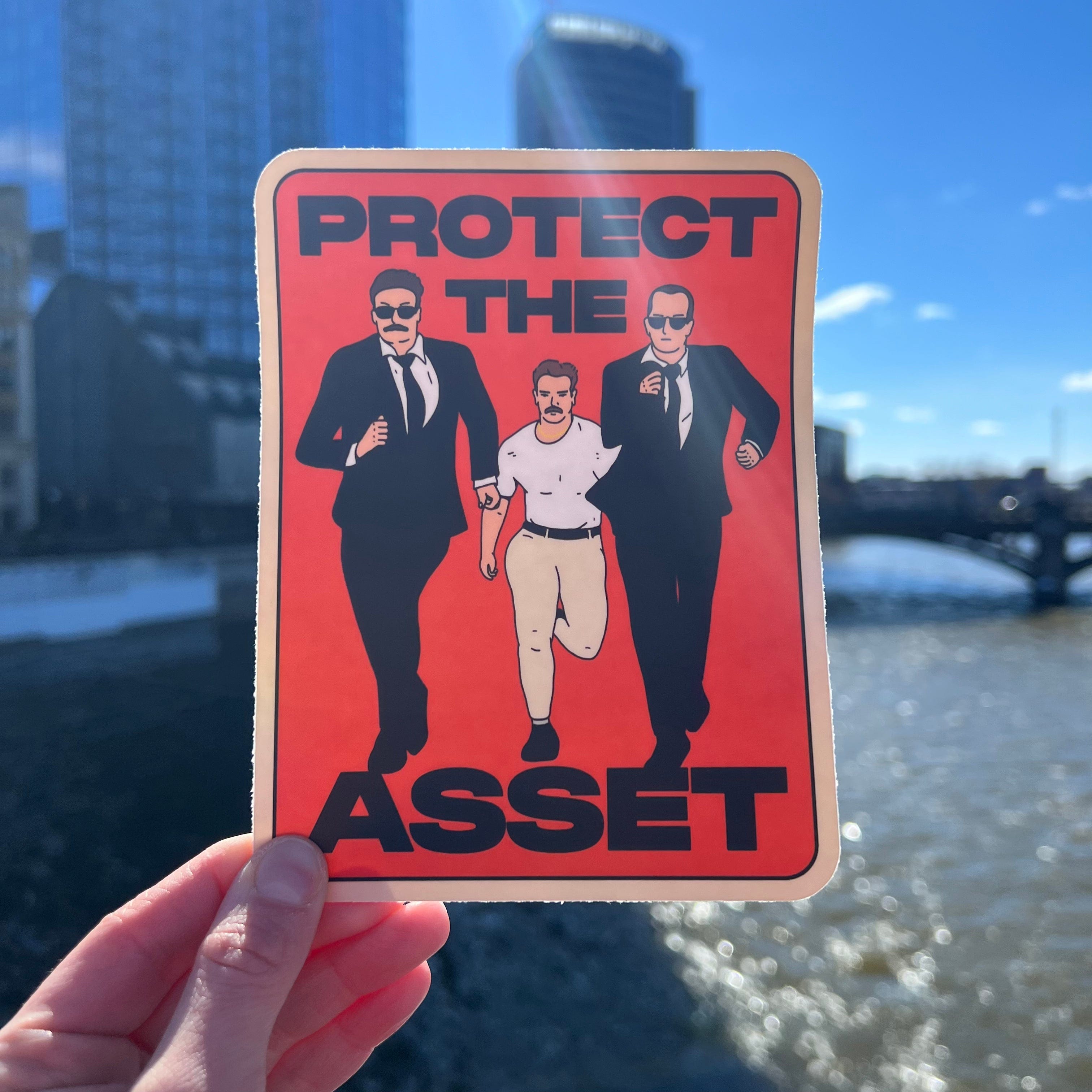  Protect the Asset Frankie Lapenna Sticker、mySite、ghnorth