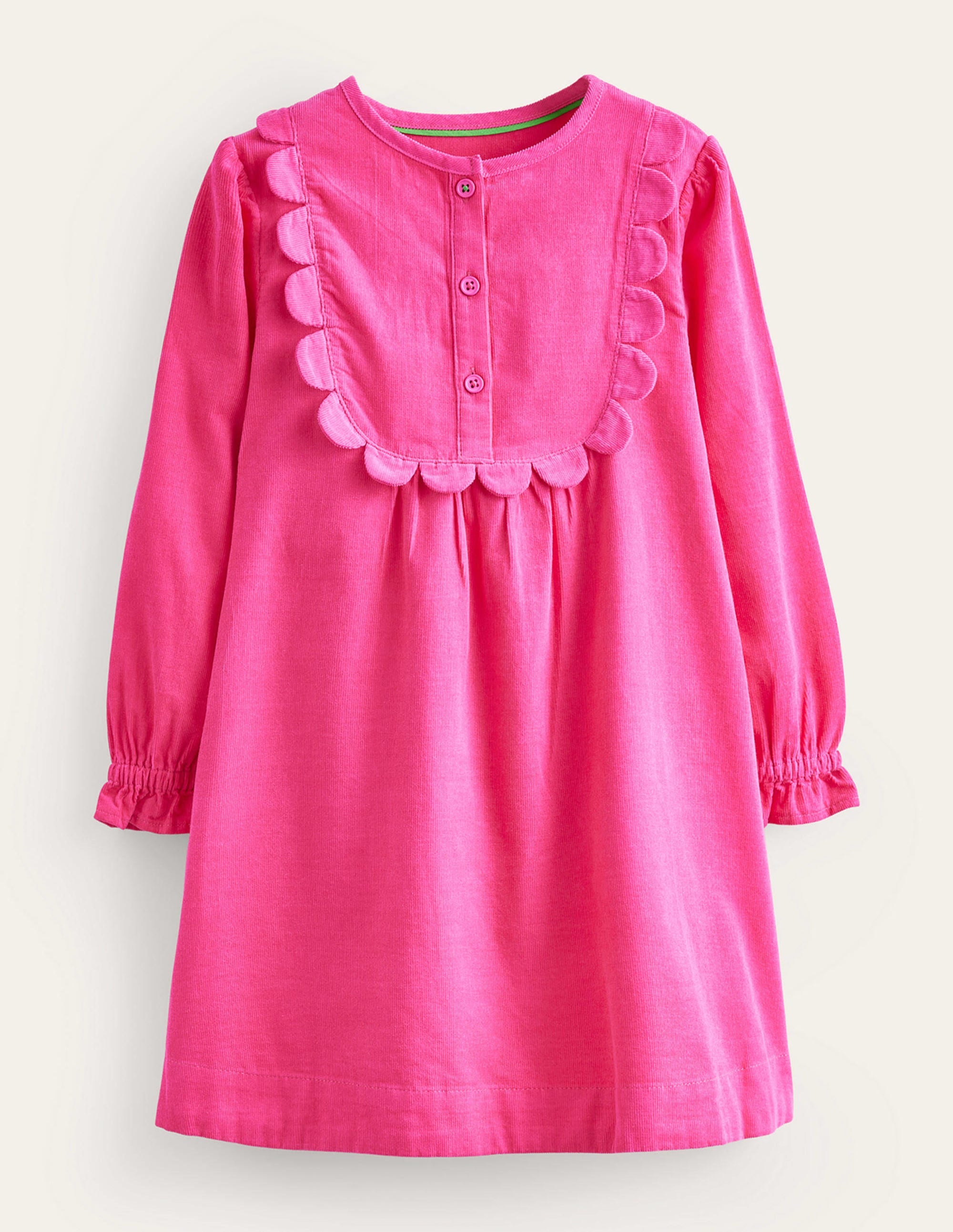  Scallop Cord Dress-Vibrant Pink、mySite、ashleygrahame