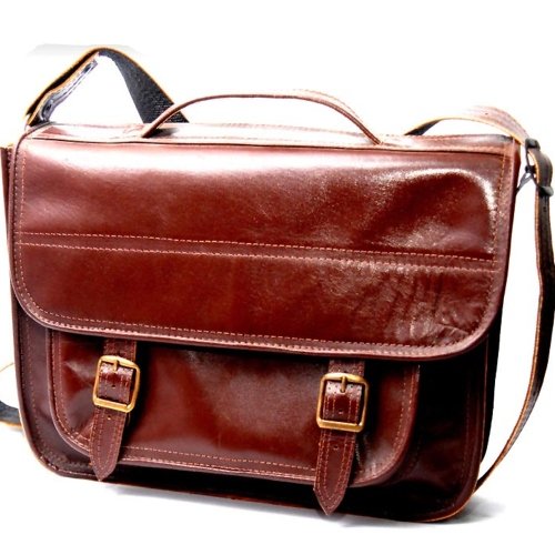 Holy Land Market Original Leather Business or Laptop Bag - (40x28x10 cm OR 16x11x4 inches)、mySite、topwebapps