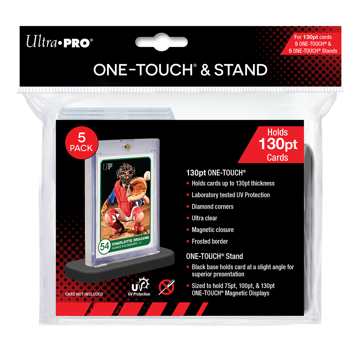 Ultra PRO 130PT UV ONE-TOUCH & Stands (5-pack)、mySite、waistdrama