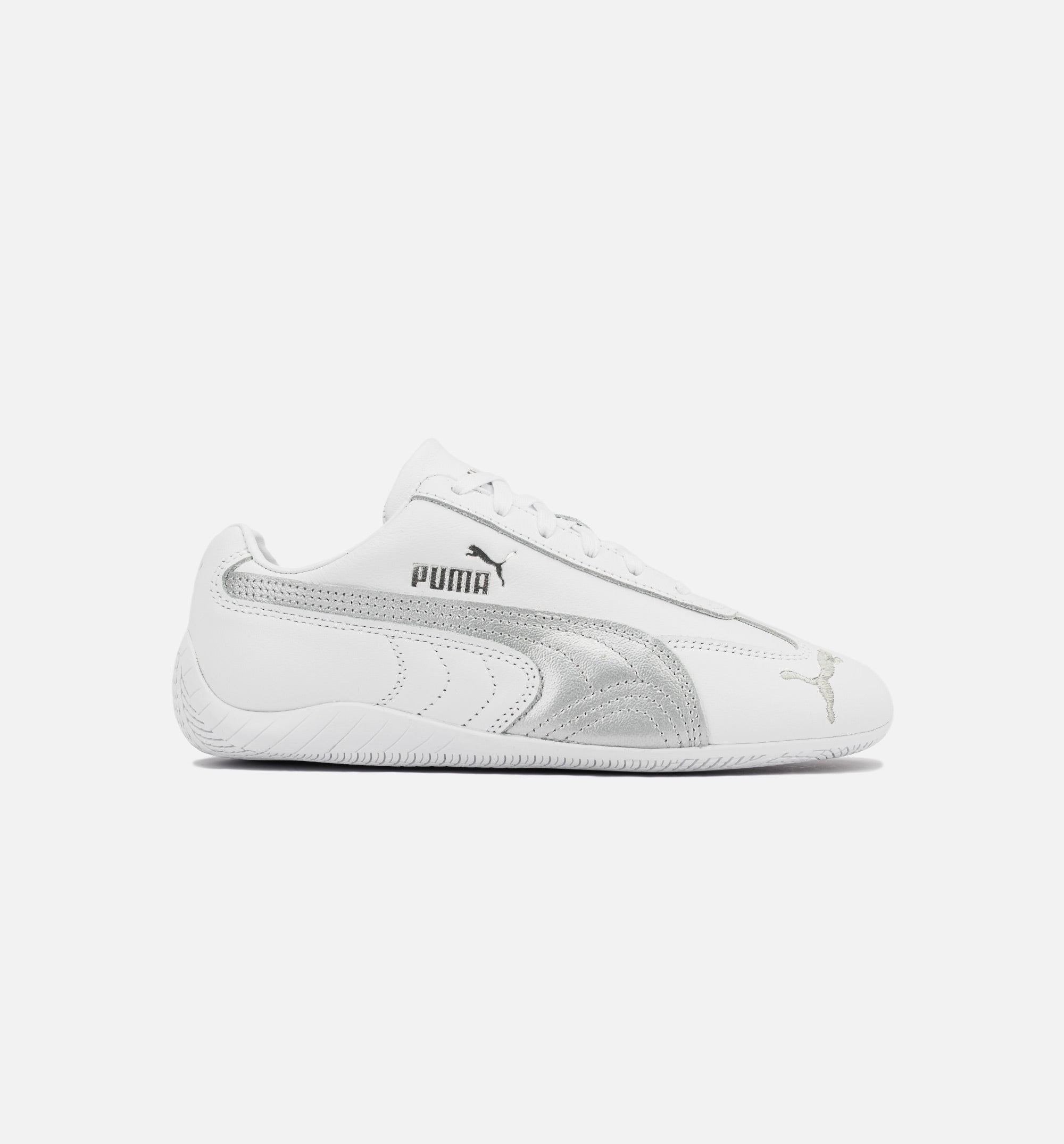 Speedcat Leather Womens Lifestyle Shoe - White/Silver、mySite、dreamappss