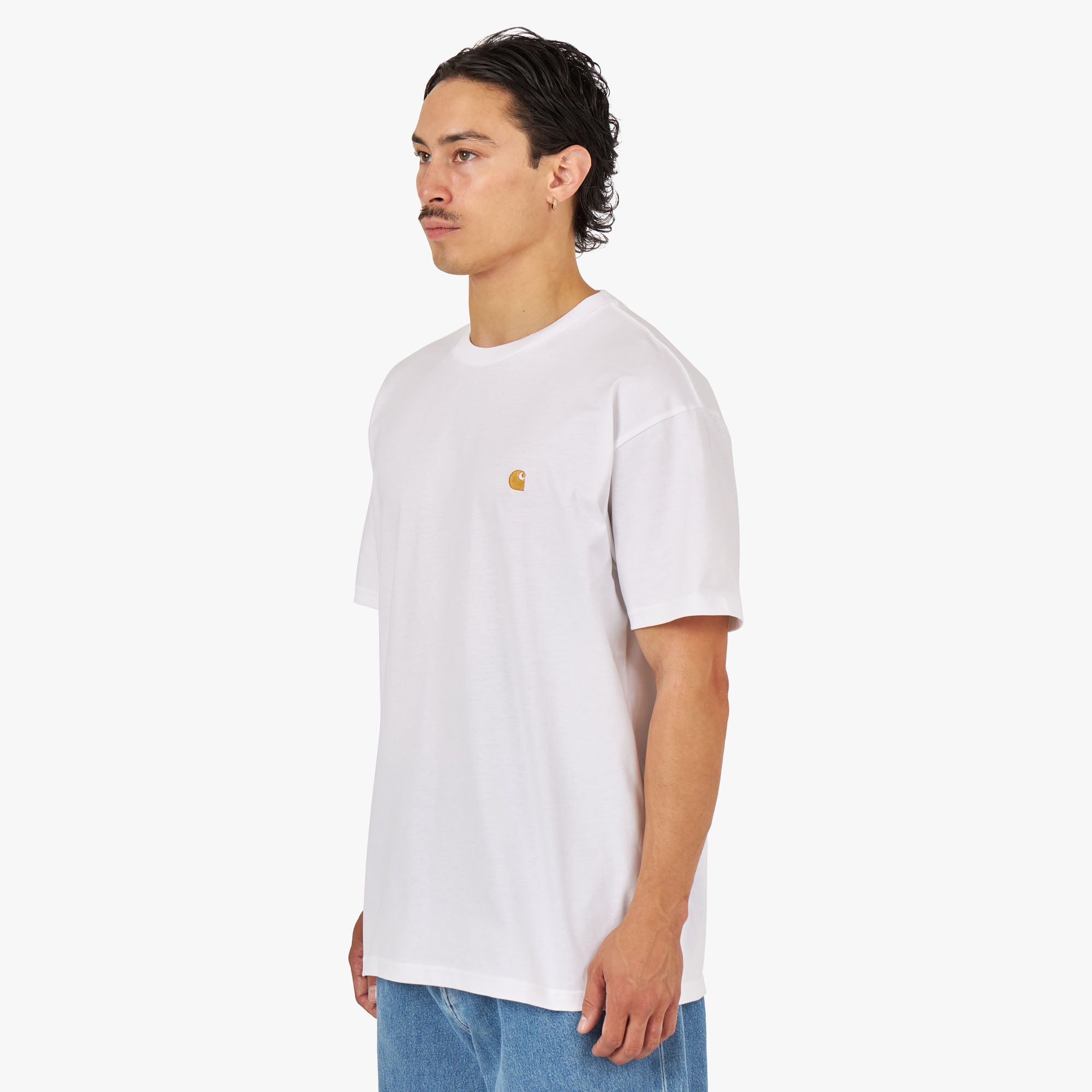  Carhartt WIP Chase T-shirt White / Gold、mySite、merchandisen