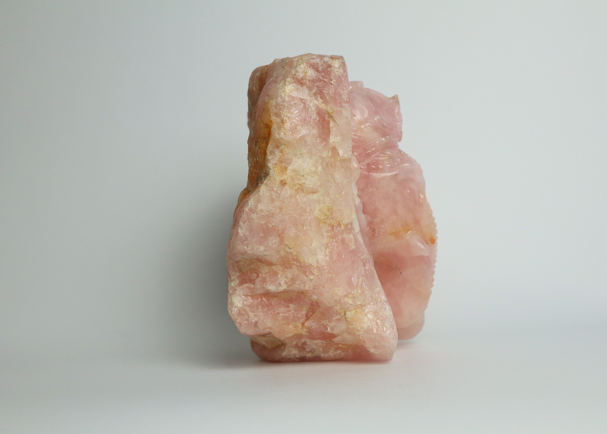 Ganesha Head - Rose Quartz (16cm)、mySite、topwebapps