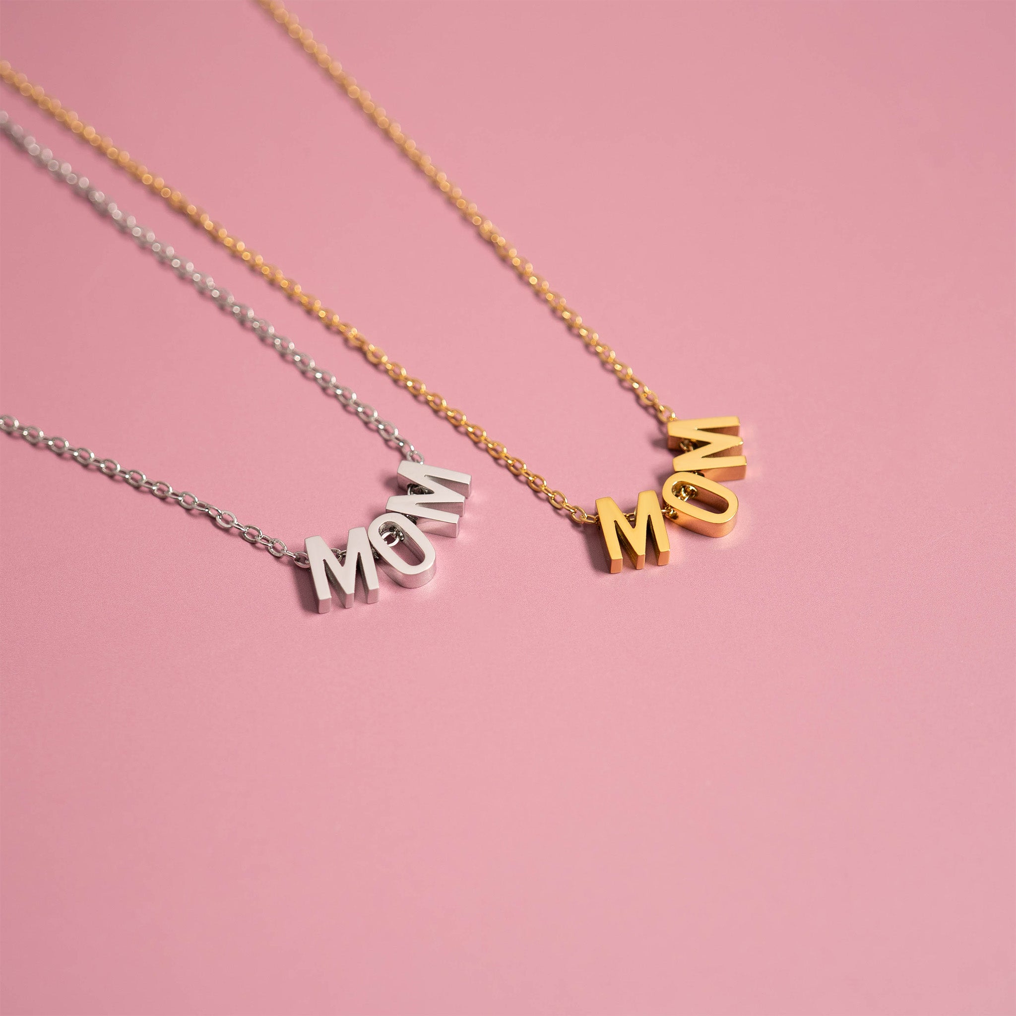 18K Gold PVD Stainless Steel Mom Necklace / CHN0089、mySite、dreamappss