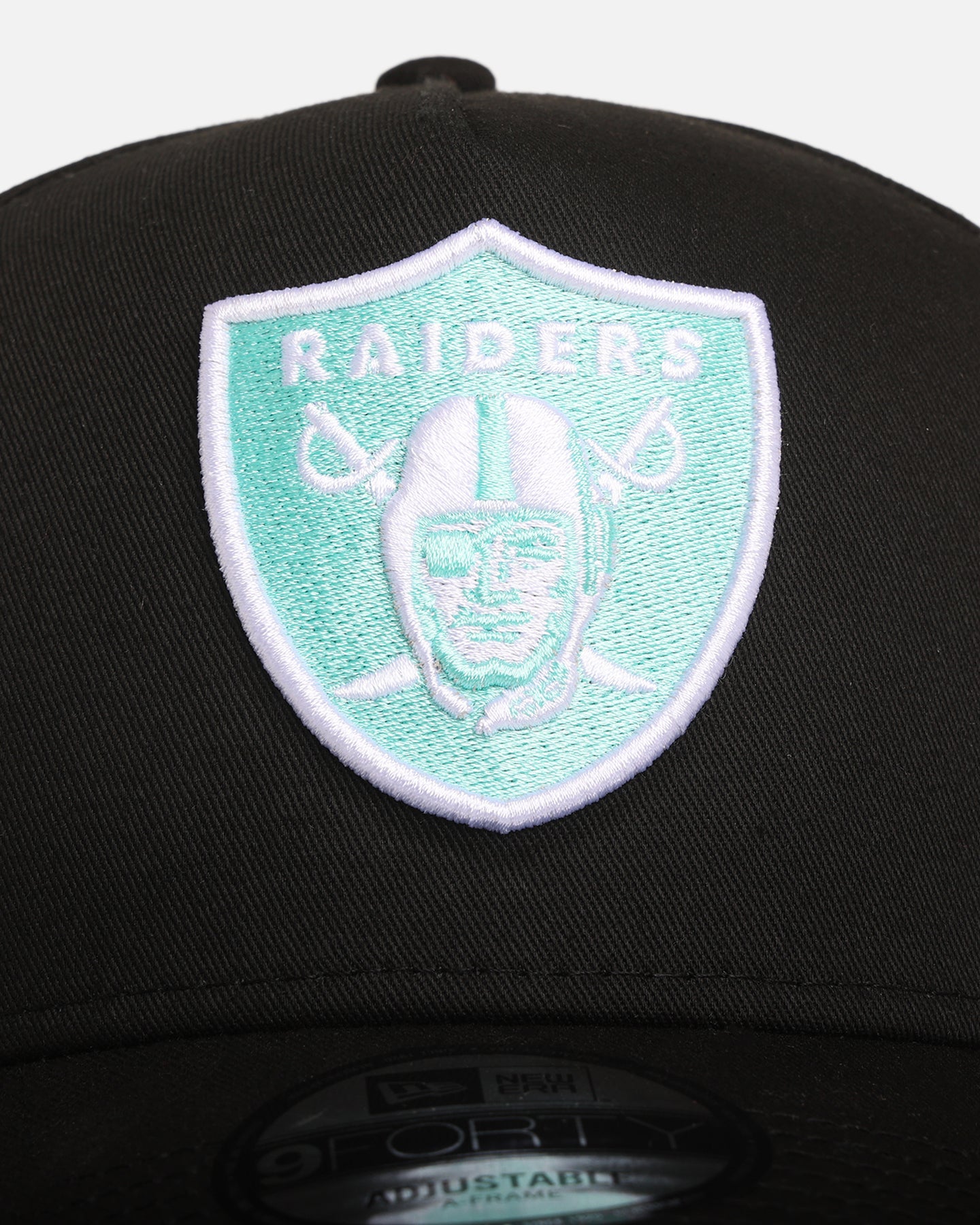New Era Las Vegas Raiders 'Black Aqua' 9FORTY A-Frame Snapback Black/Aqua、mySite、zt4zffjzw
