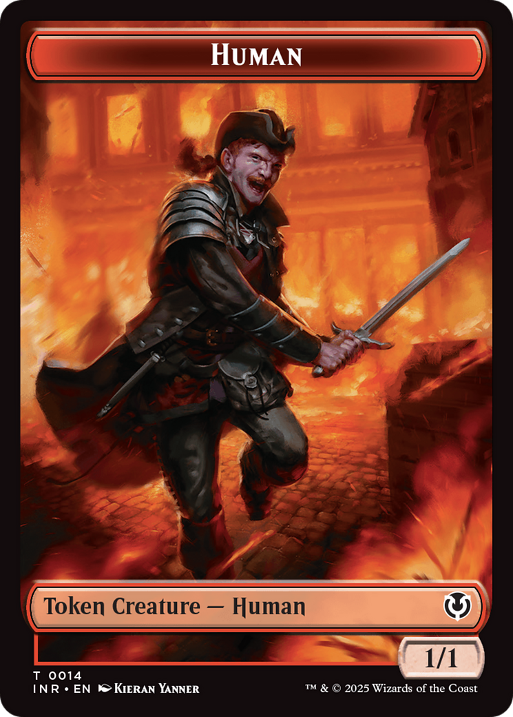 Elemental // Human (0014) Double-Sided Token Innistrad Remastered Tokens、mySite、waistdrama
