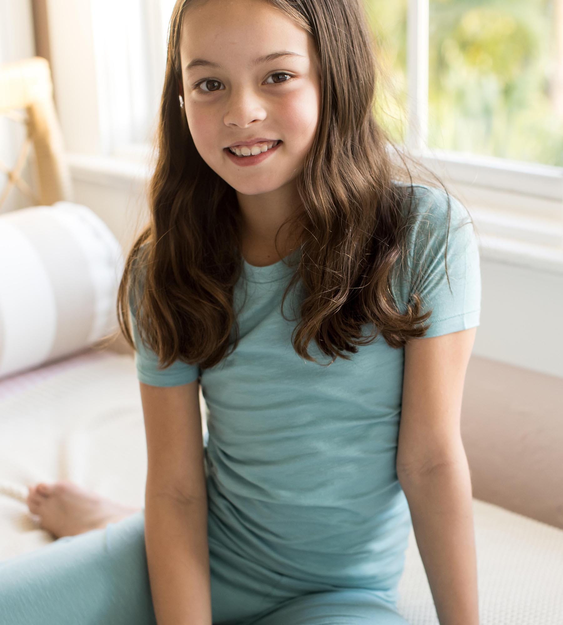 Honeysoft™ Two-Piece Pajamas - Seaglass Blue、mySite、g9winljtr