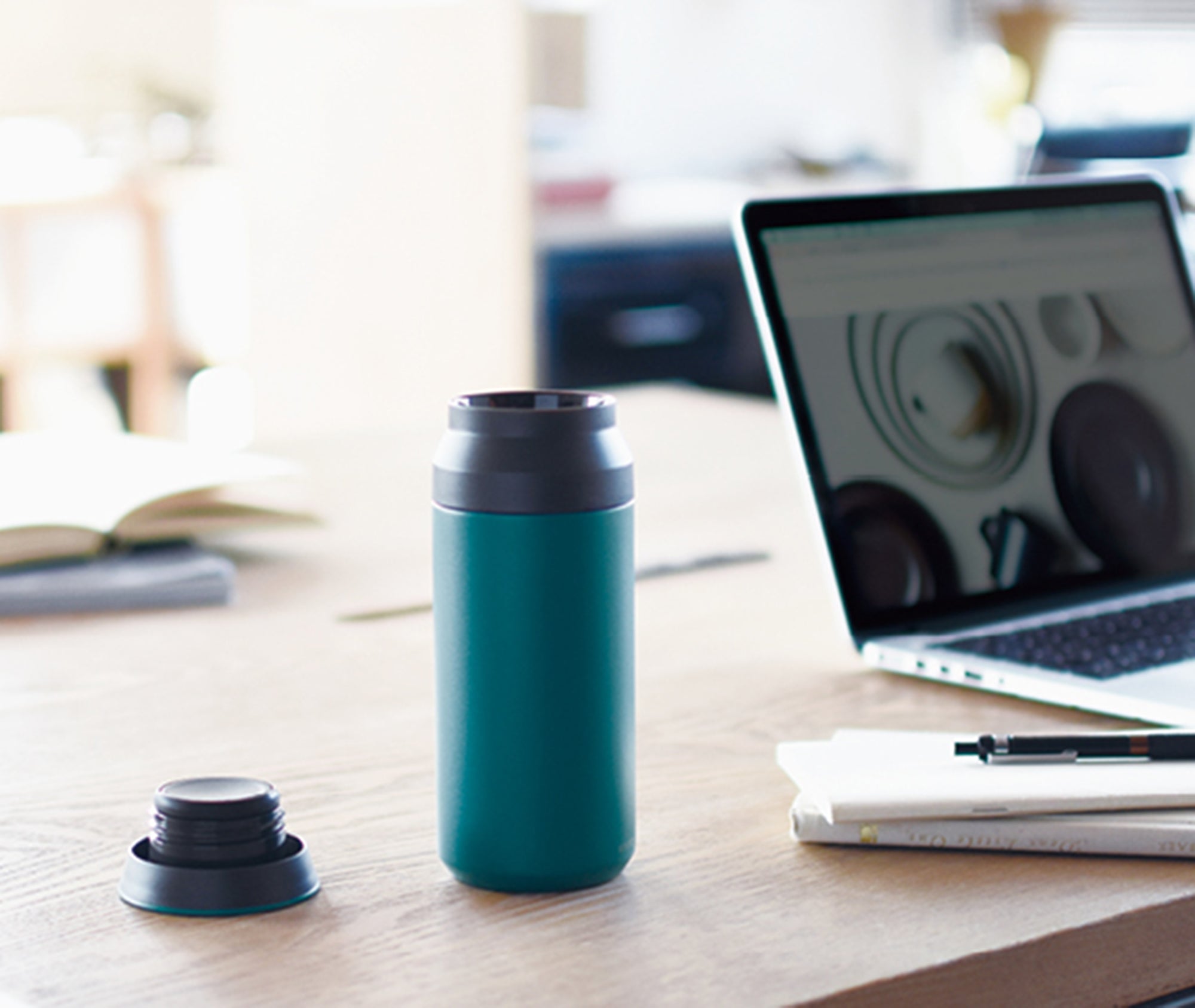 Travel Tumbler 350ml - Turquoise、mySite、topwebapps