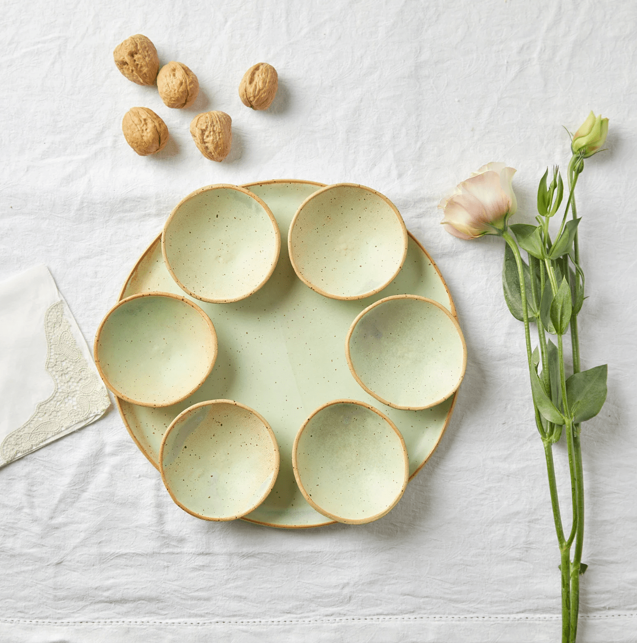 Modern Mint Green Seder Plate by Ceramics by Michal、mySite、topwebapps