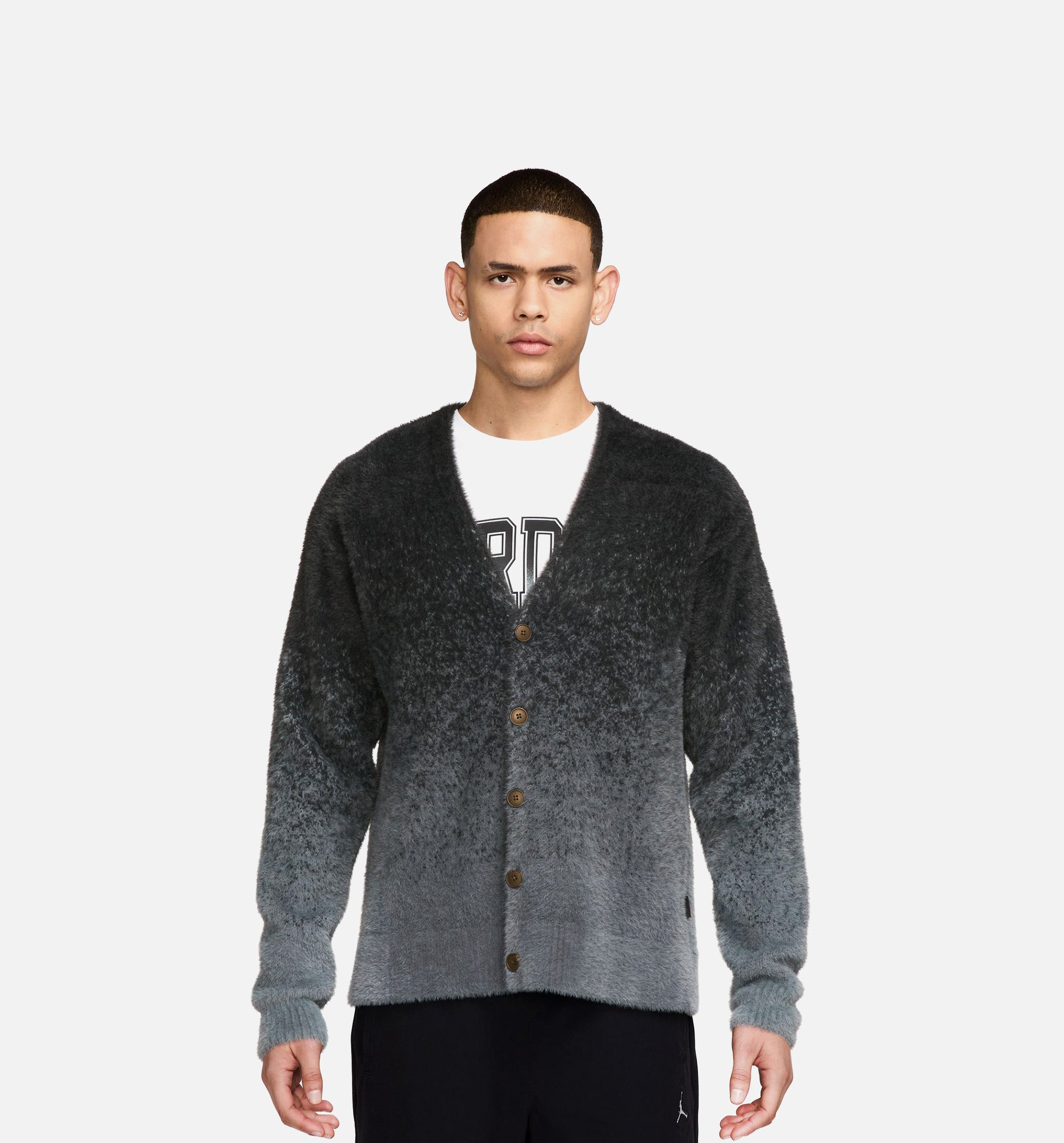 Air JDN Cardigan Mens Sweater - Dark Smoke Grey、mySite、dreamappss