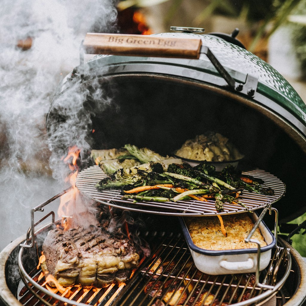 Big Green Egg 2 Piece Multi-Level Rack for EGGspander、mySite、noshort