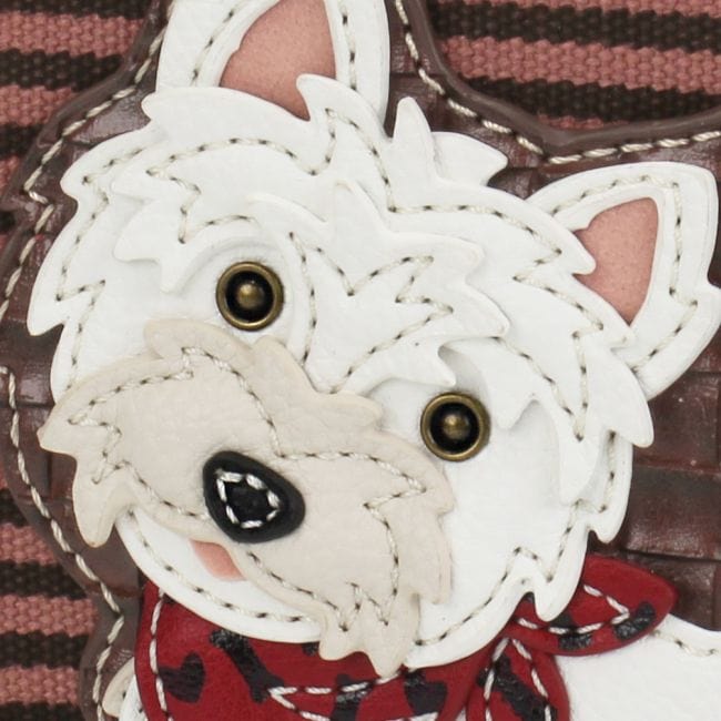 Westie White Doggy Collection by Chala, Coin Purse/Keychain, Xbody, Tote *、mySite、g9winljtr