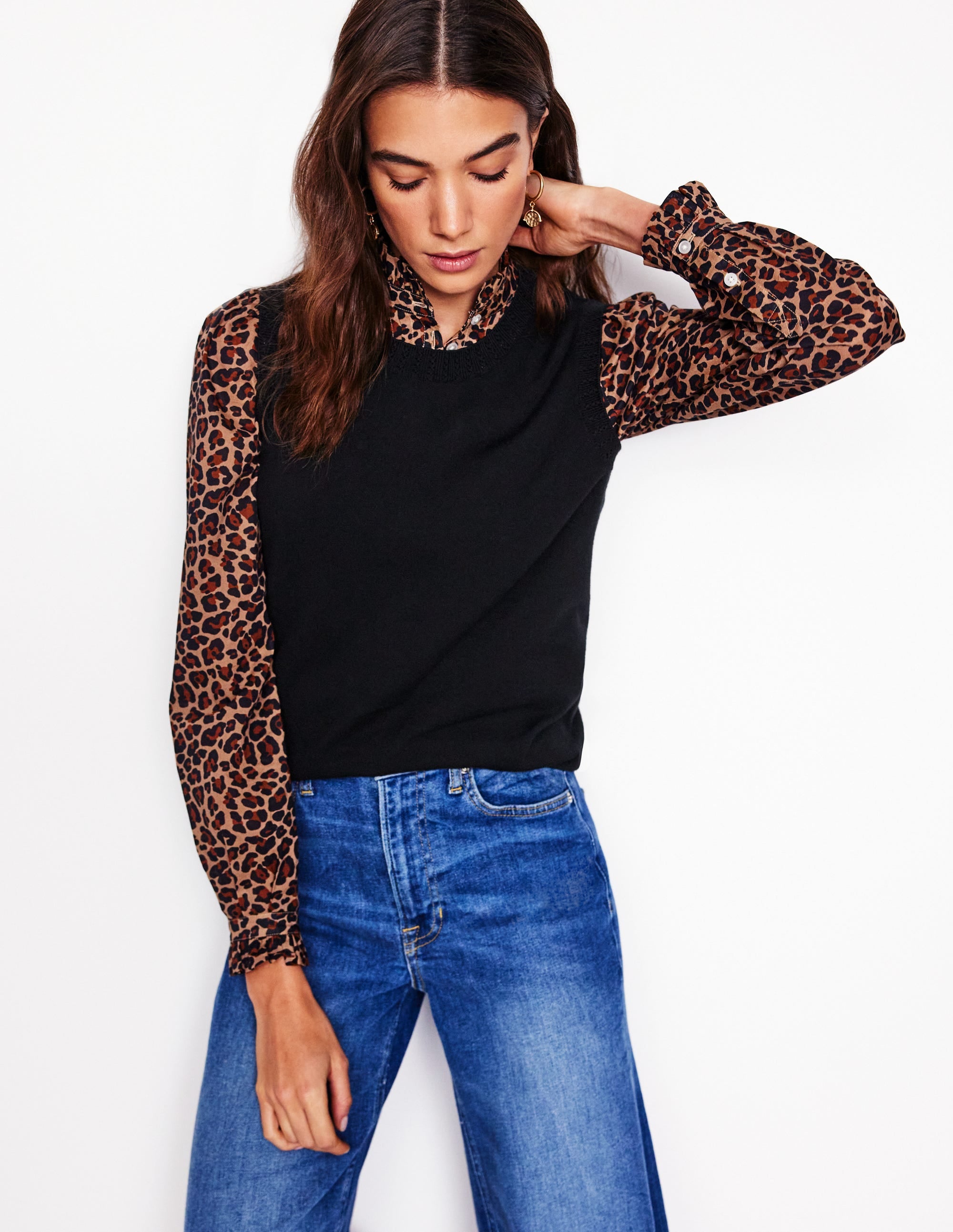  Emilia Cotton Crew Neck Tank-Black、mySite、ashleygrahame