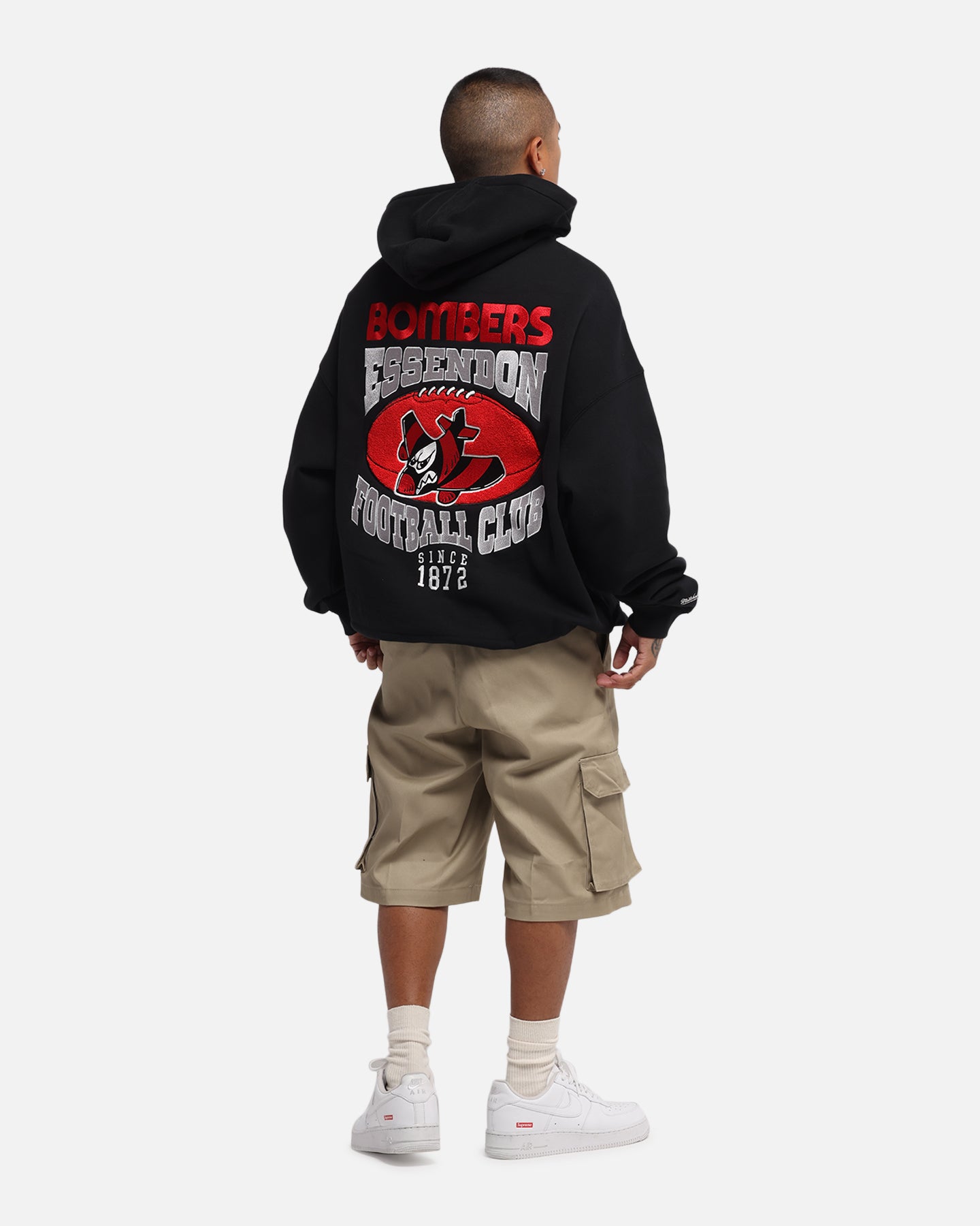 Mitchell & Ness Essendon Bombers Team Hoodie Solid Black、mySite、zt4zffjzw